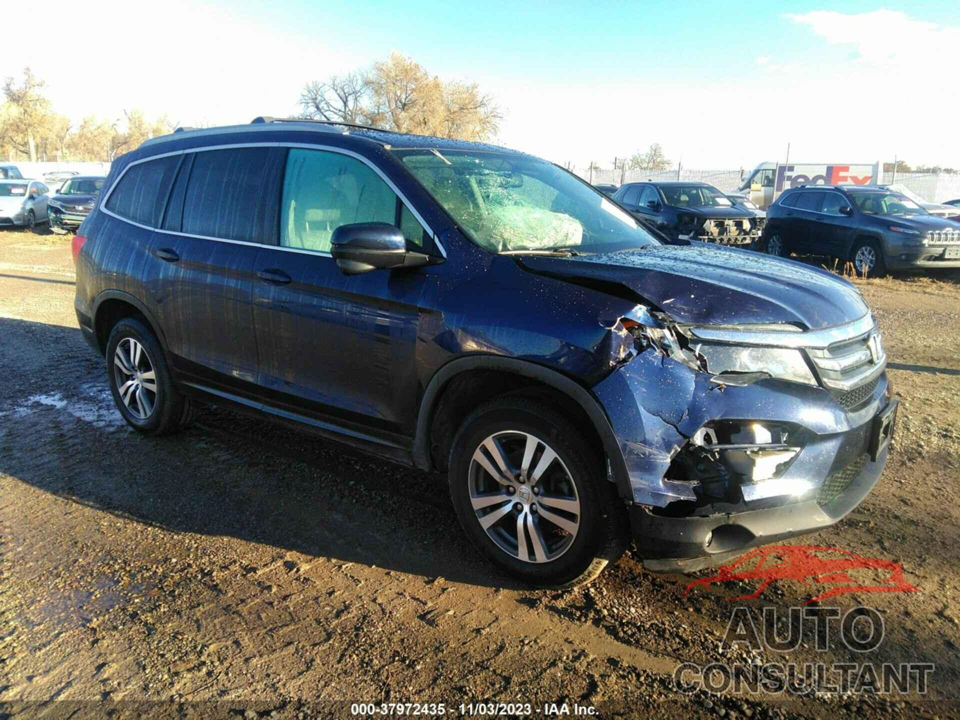 HONDA PILOT 2016 - 5FNYF6H59GB036494