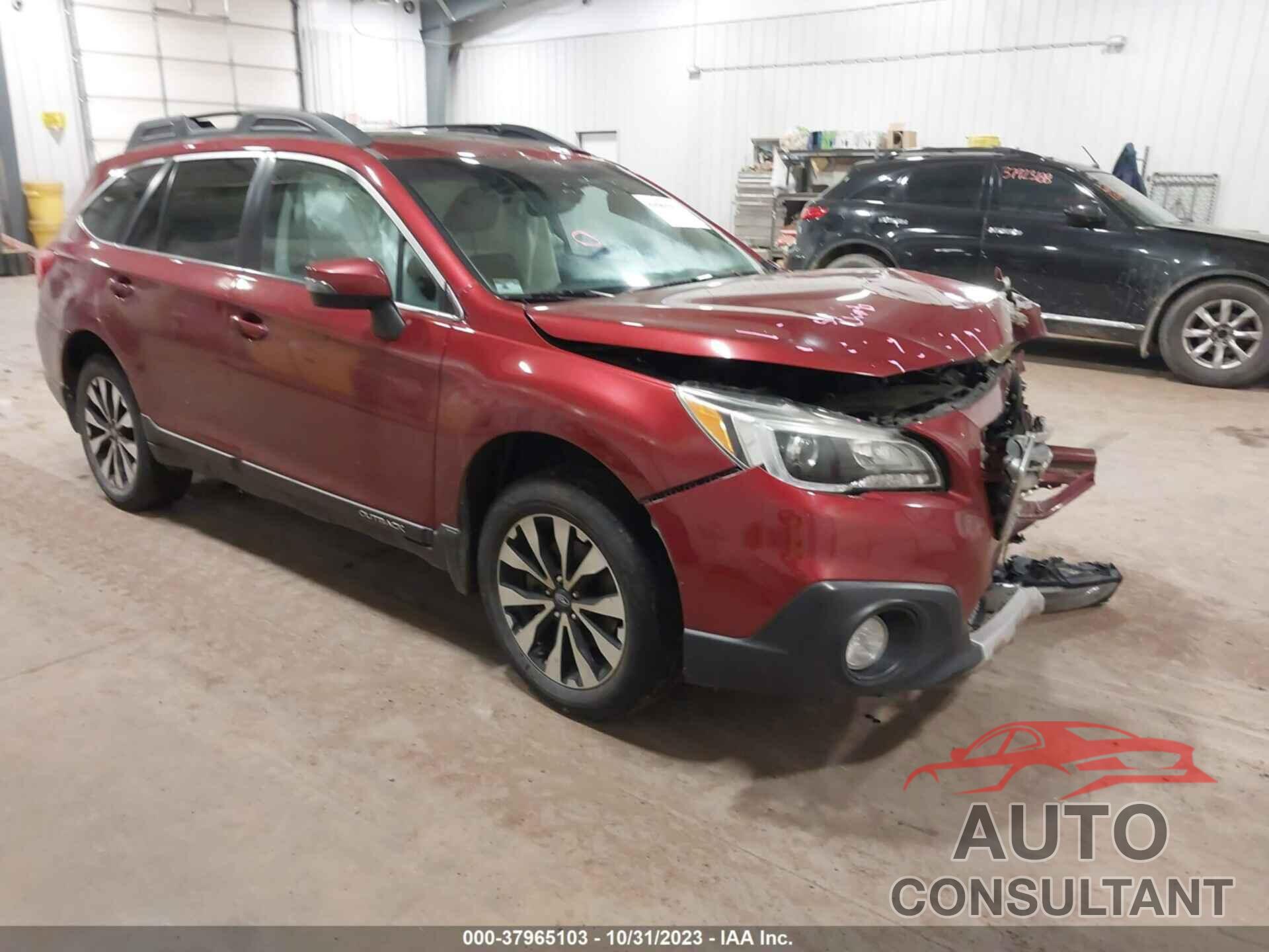 SUBARU OUTBACK 2016 - 4S4BSBNCXG3239724