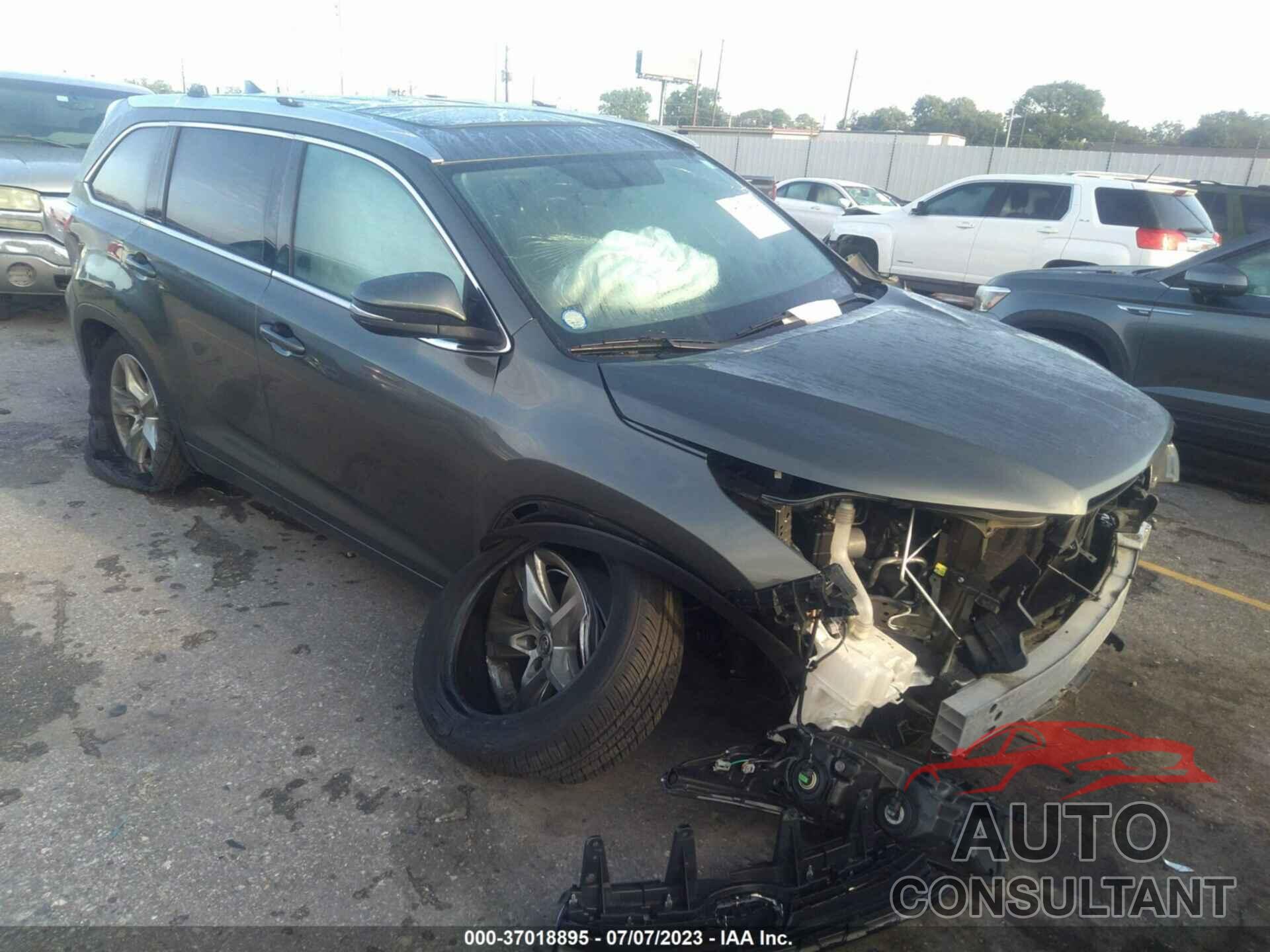 TOYOTA HIGHLANDER 2016 - 5TDYKRFH8GS130873