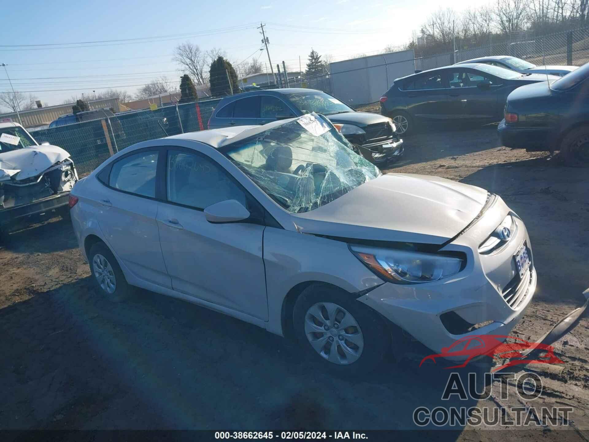 HYUNDAI ACCENT 2016 - KMHCT4AE9GU144876