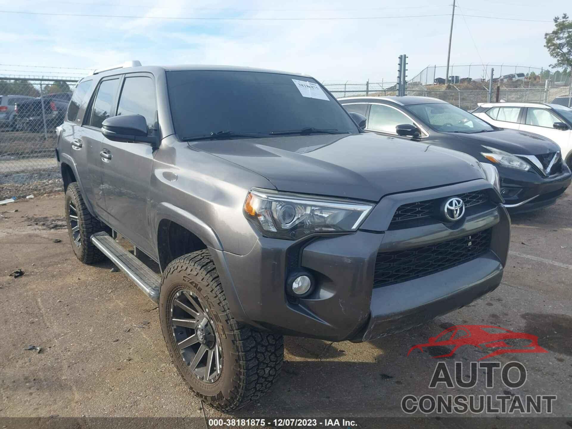 TOYOTA 4RUNNER 2016 - JTEBU5JR0G5283015