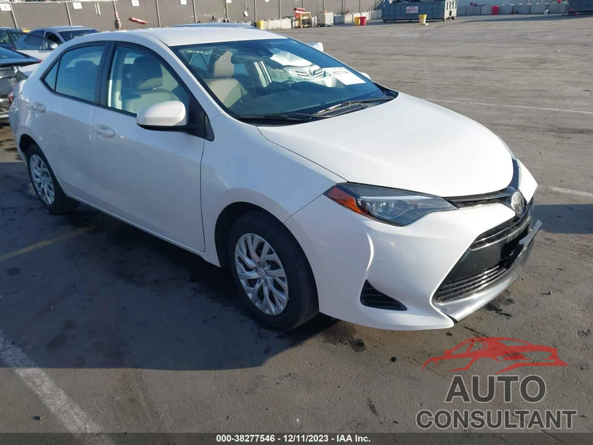 TOYOTA COROLLA 2019 - 5YFBURHE6KP917129