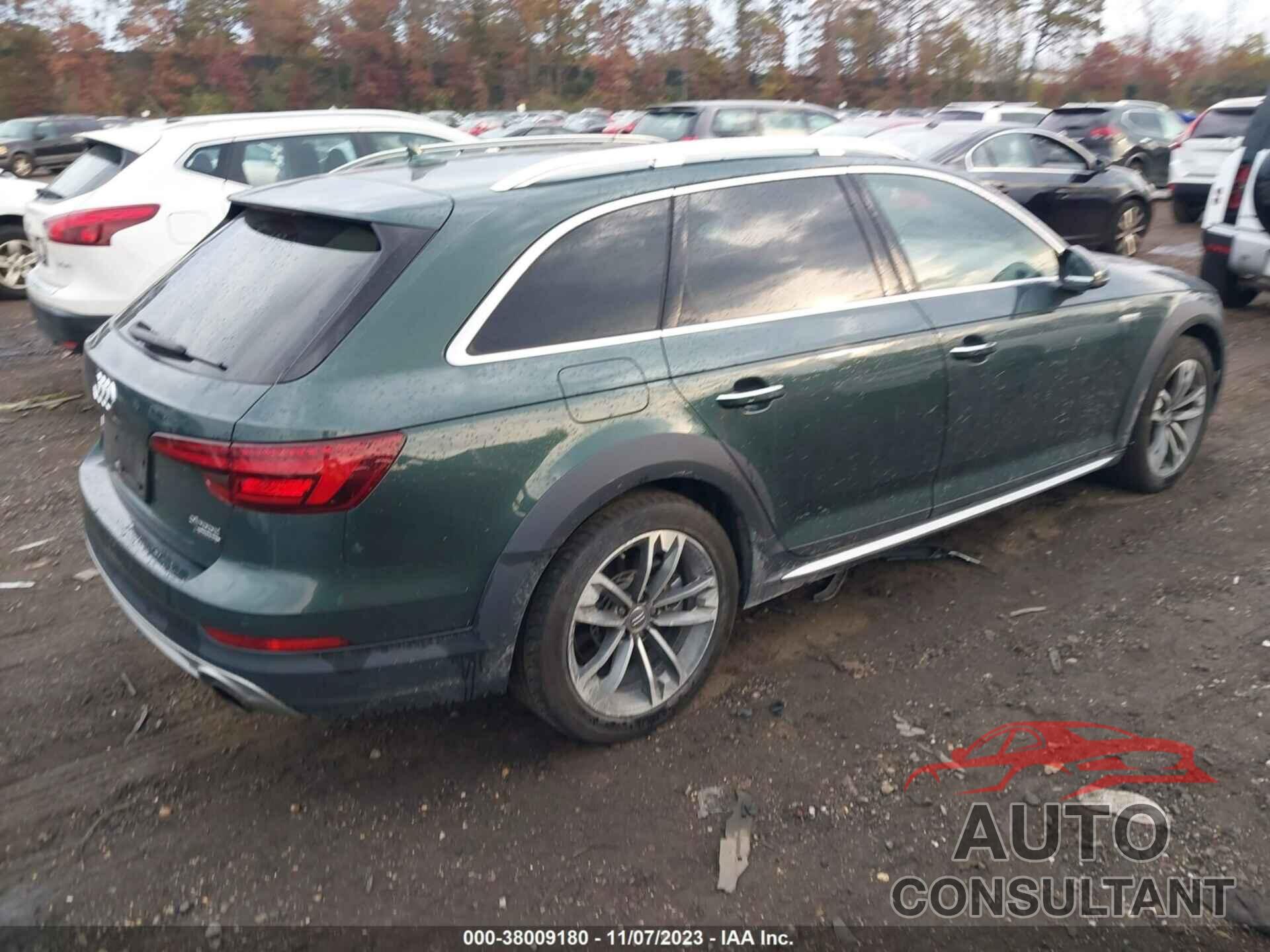 AUDI A4 ALLROAD 2018 - WA18NAF44JA187852