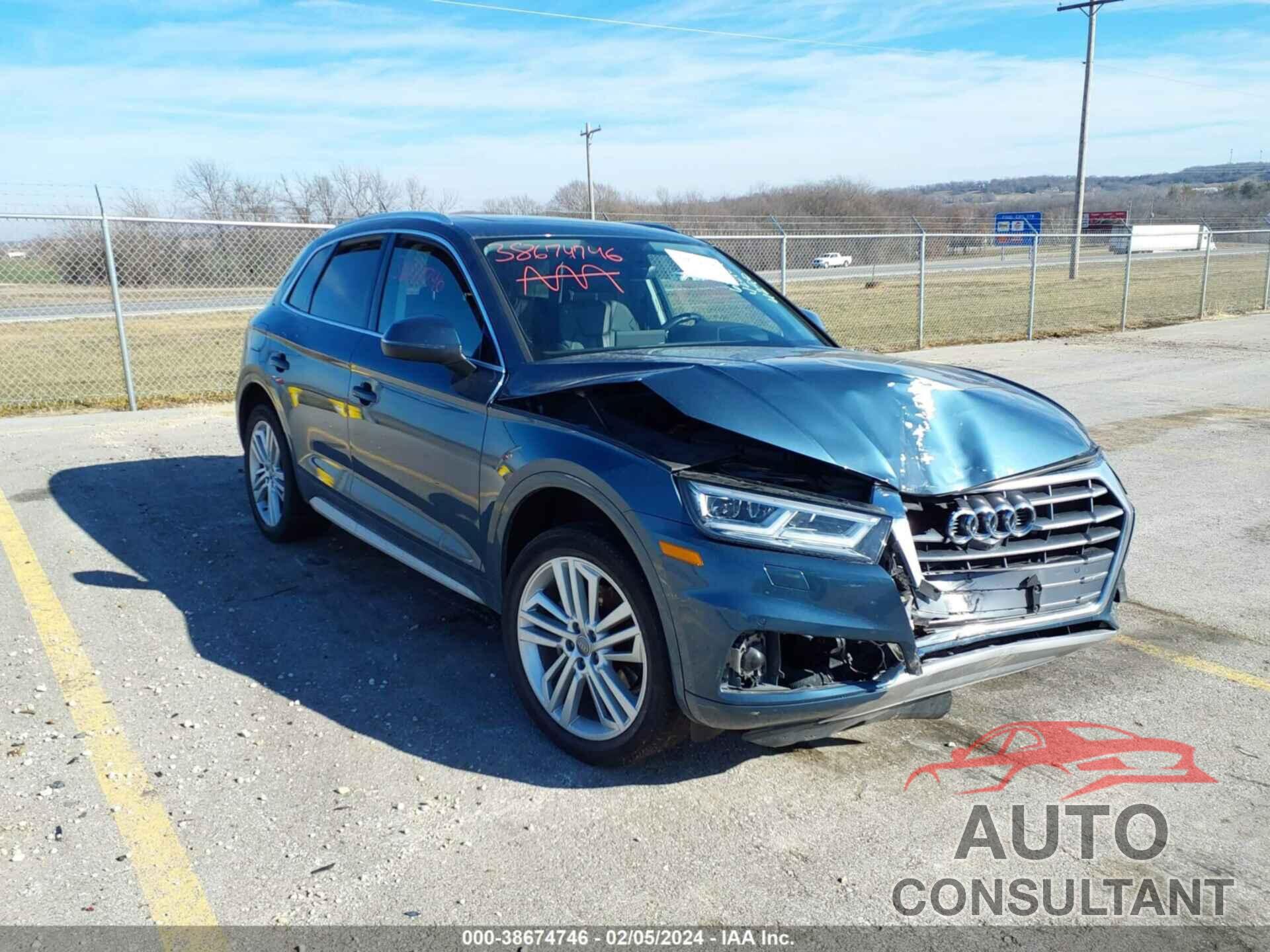 AUDI Q5 2018 - WA1CNAFY5J2214290