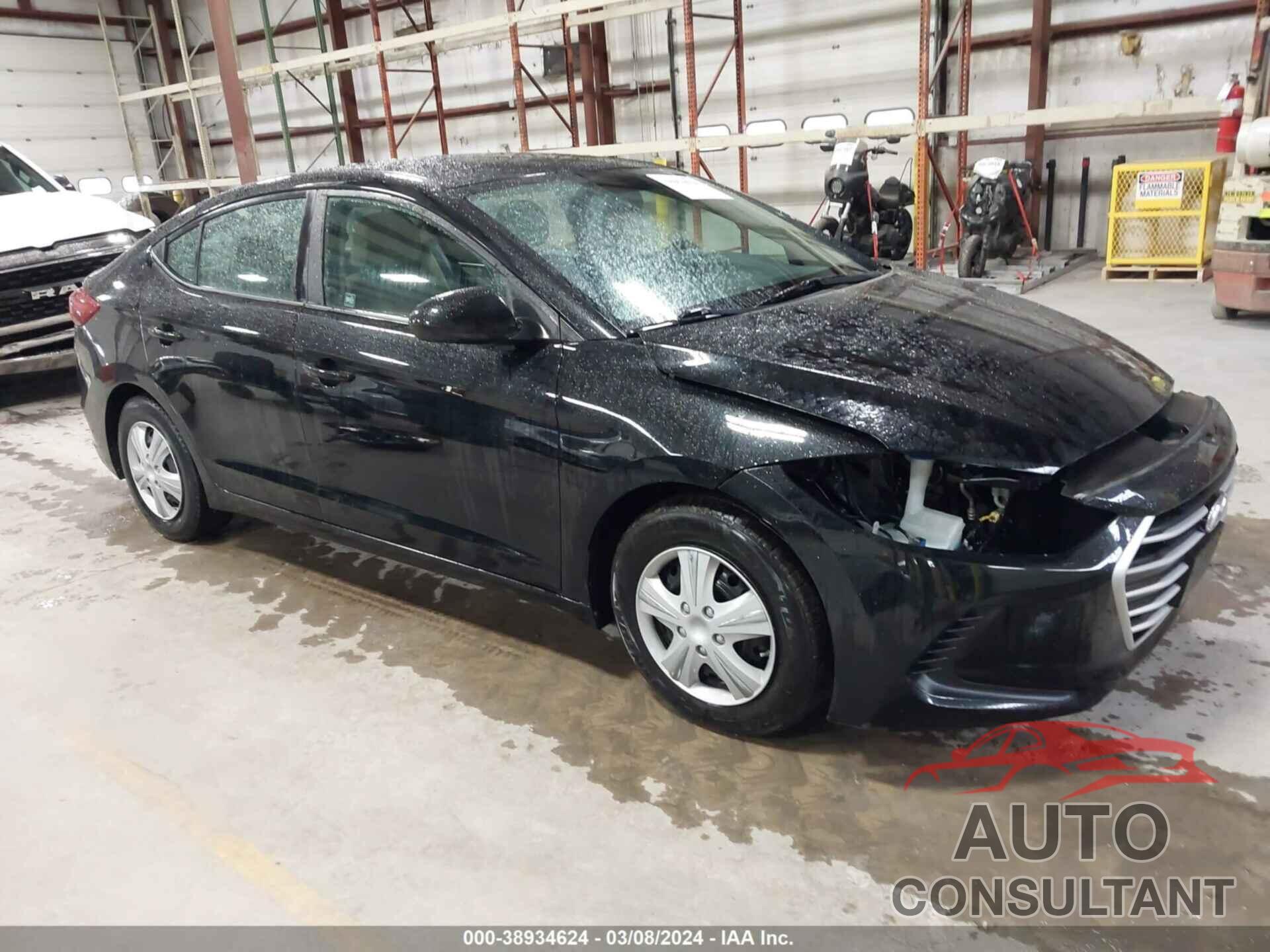 HYUNDAI ELANTRA 2017 - KMHD74LF4HU115060