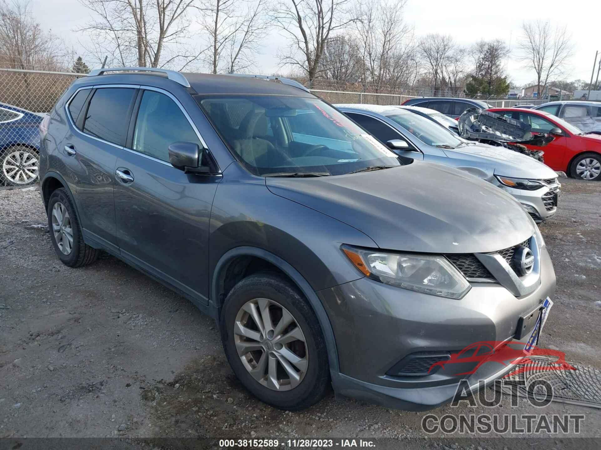 NISSAN ROGUE 2016 - KNMAT2MVXGP680777