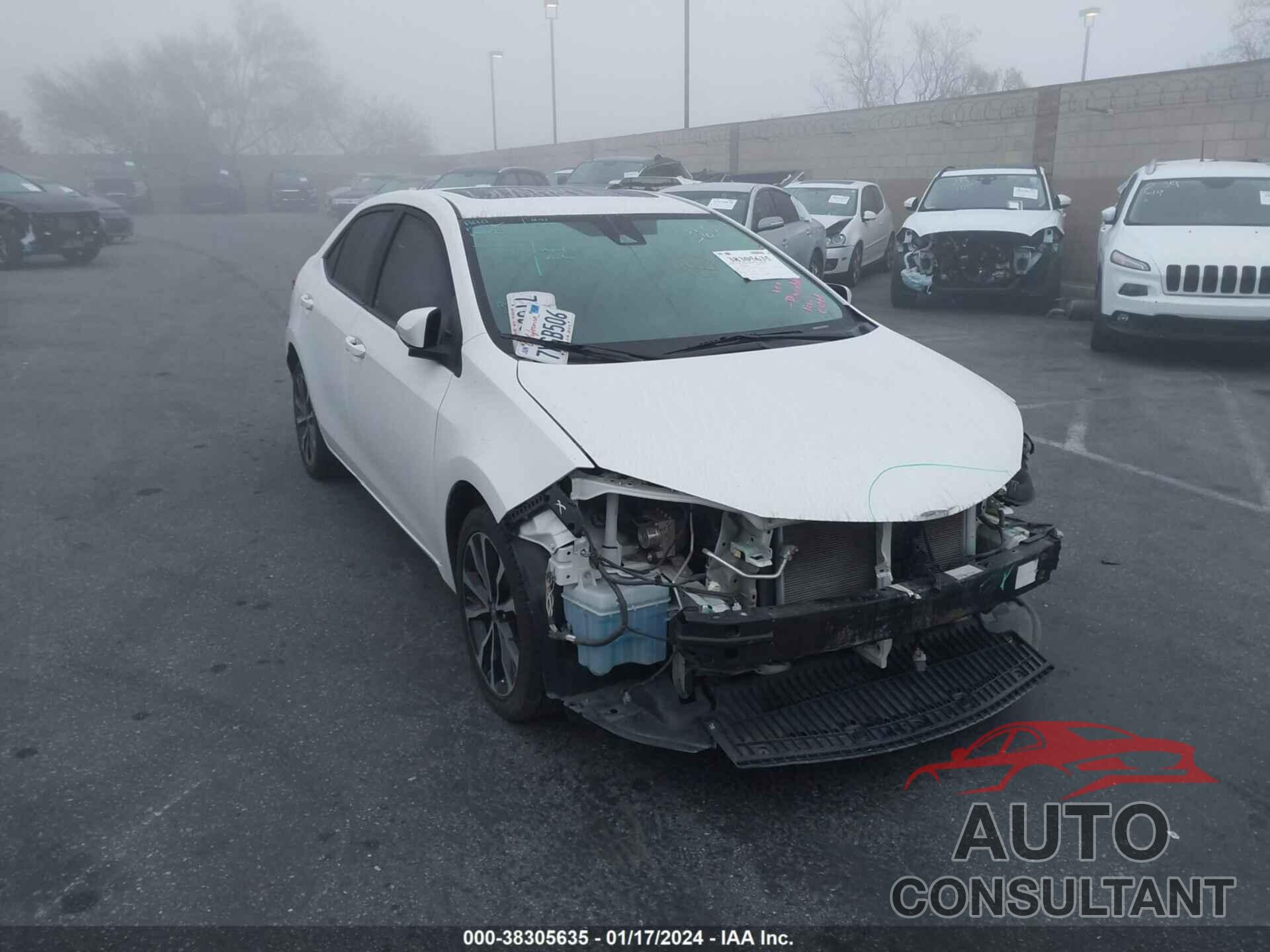 TOYOTA COROLLA 2017 - 5YFBURHE7HP675945
