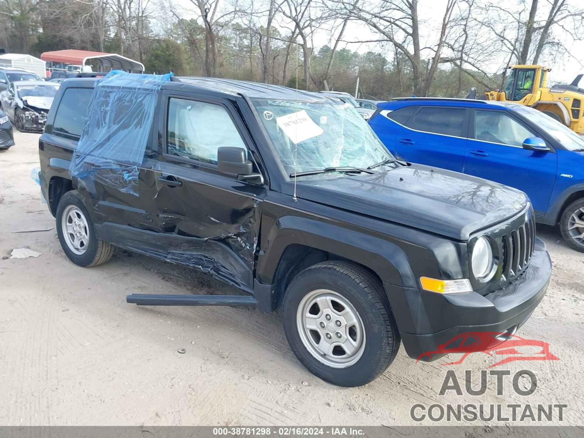 JEEP PATRIOT 2017 - 1C4NJPBA8HD141064