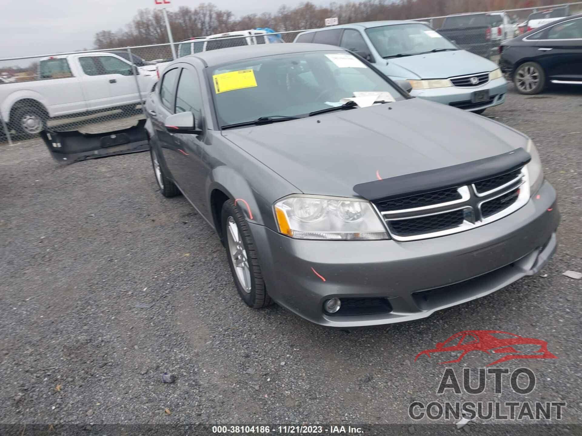 DODGE AVENGER 2013 - 1C3CDZCB6DN568480