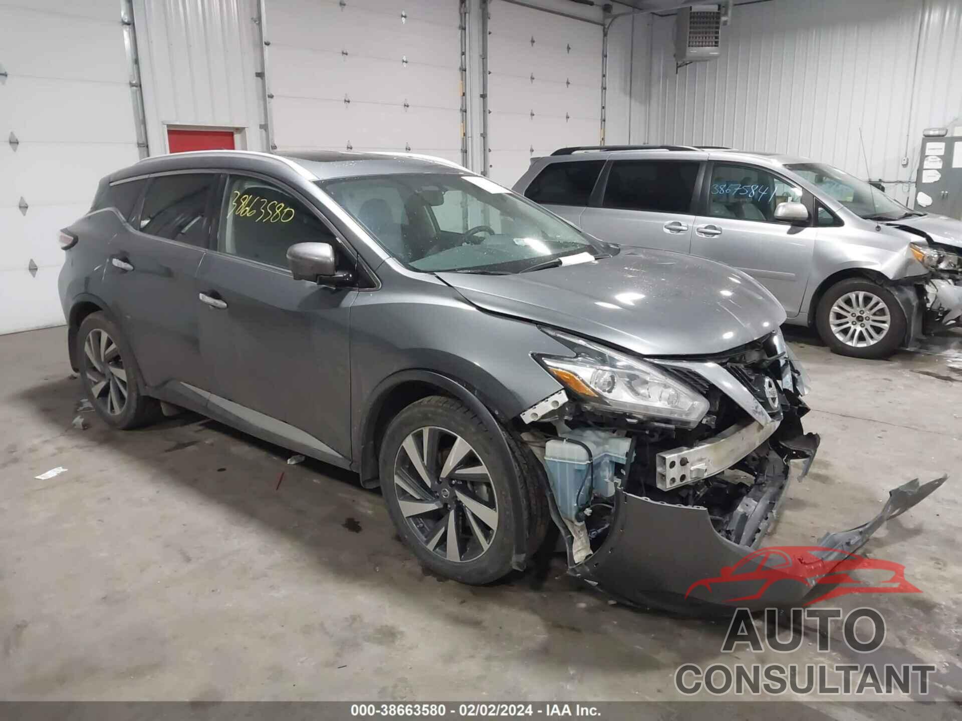 NISSAN MURANO 2018 - 5N1AZ2MH6JN160471