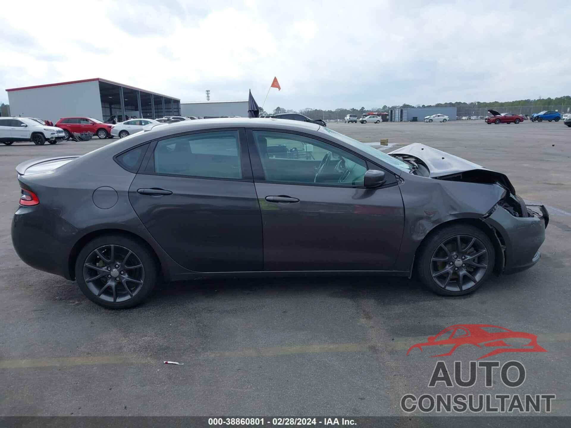 DODGE DART 2016 - 1C3CDFBBXGD530308