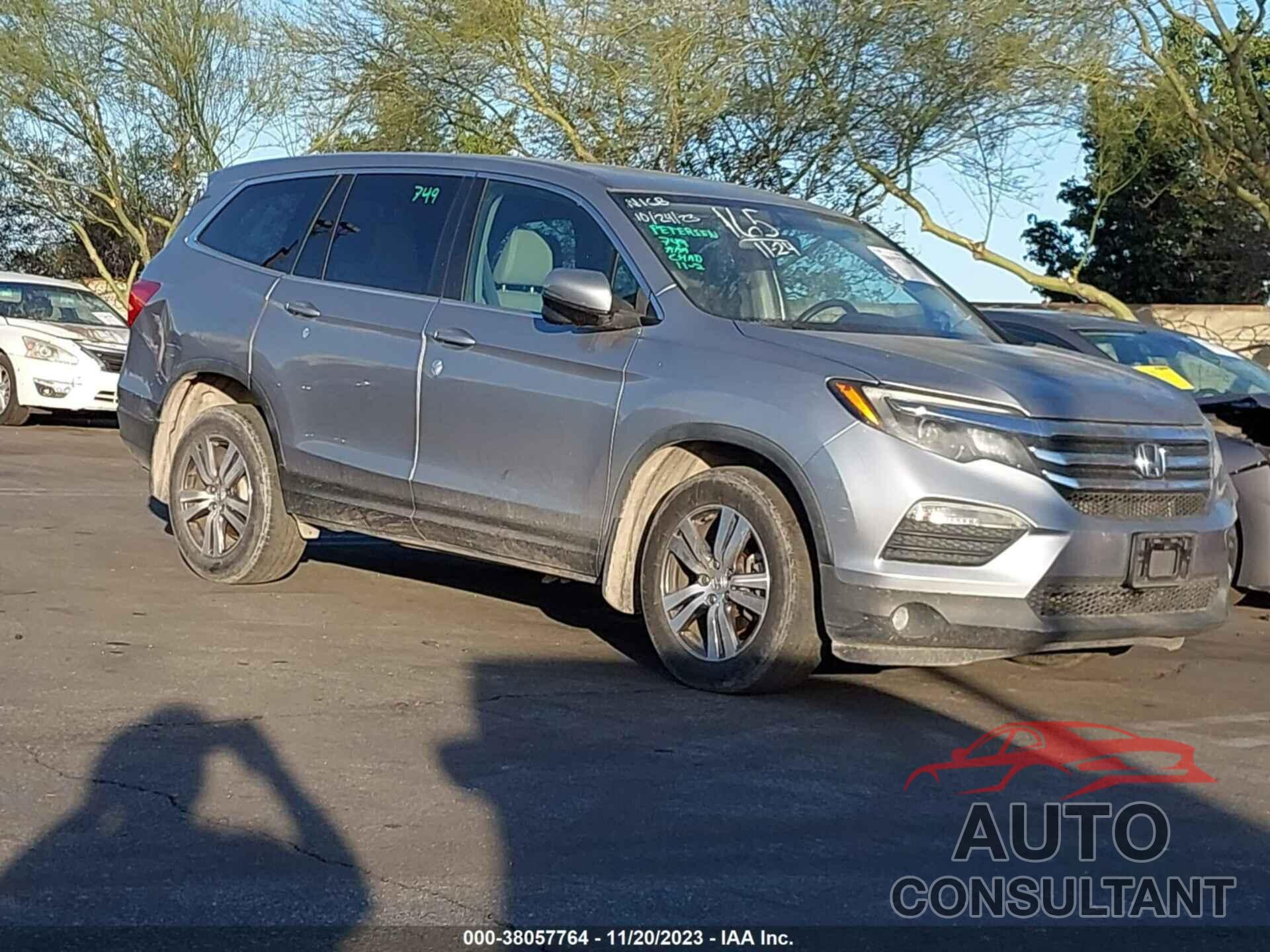 HONDA PILOT 2016 - 5FNYF5H5XGB055159