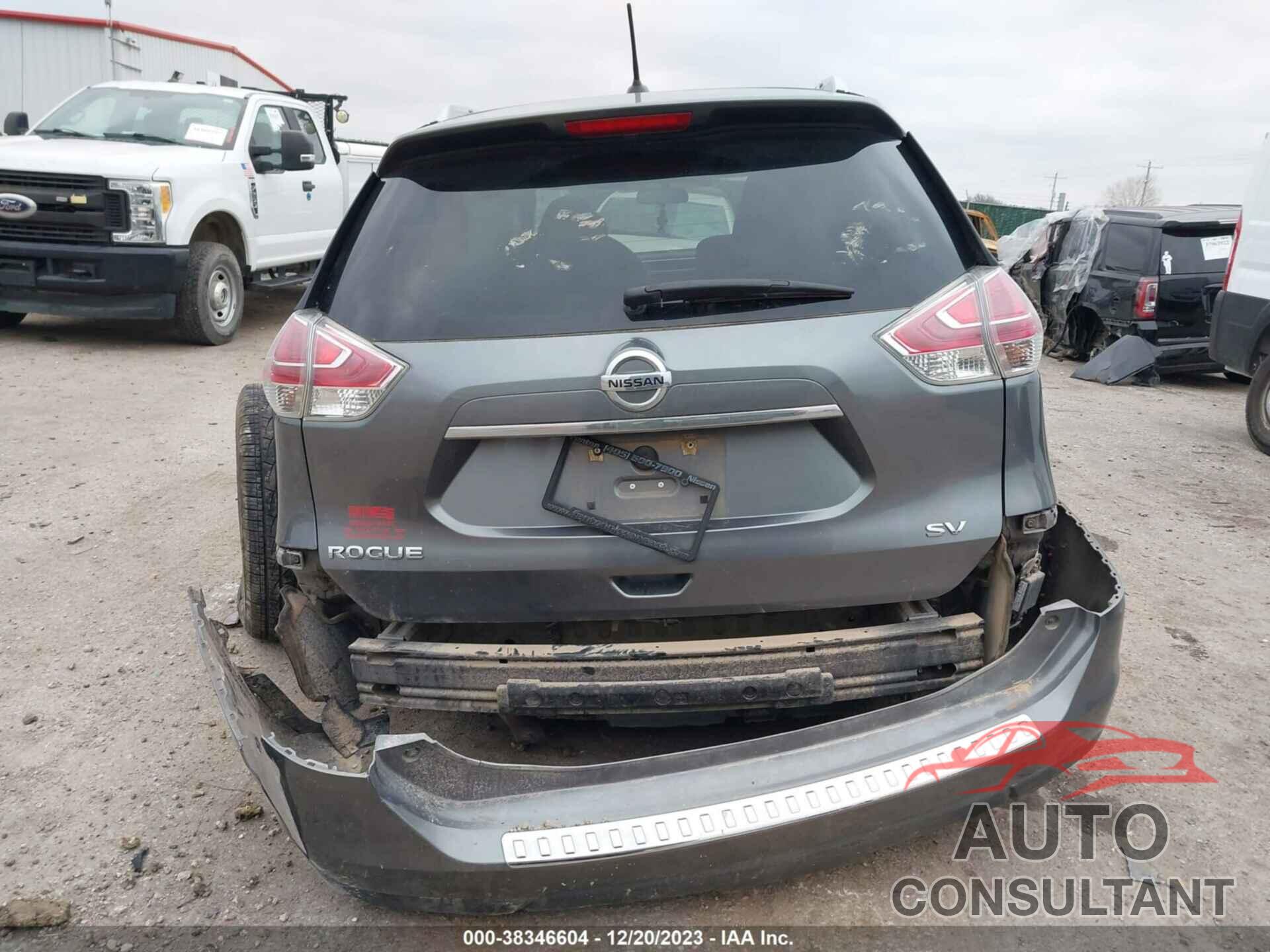 NISSAN ROGUE 2016 - 5N1AT2MTXGC735729