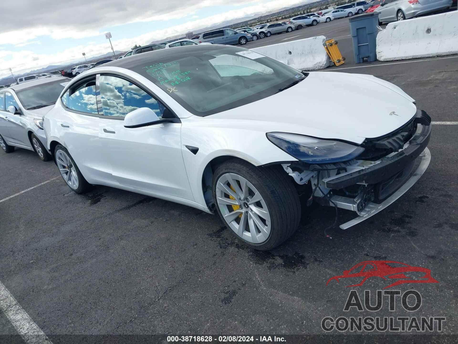 TESLA MODEL 3 2022 - 5YJ3E1EA5NF145159