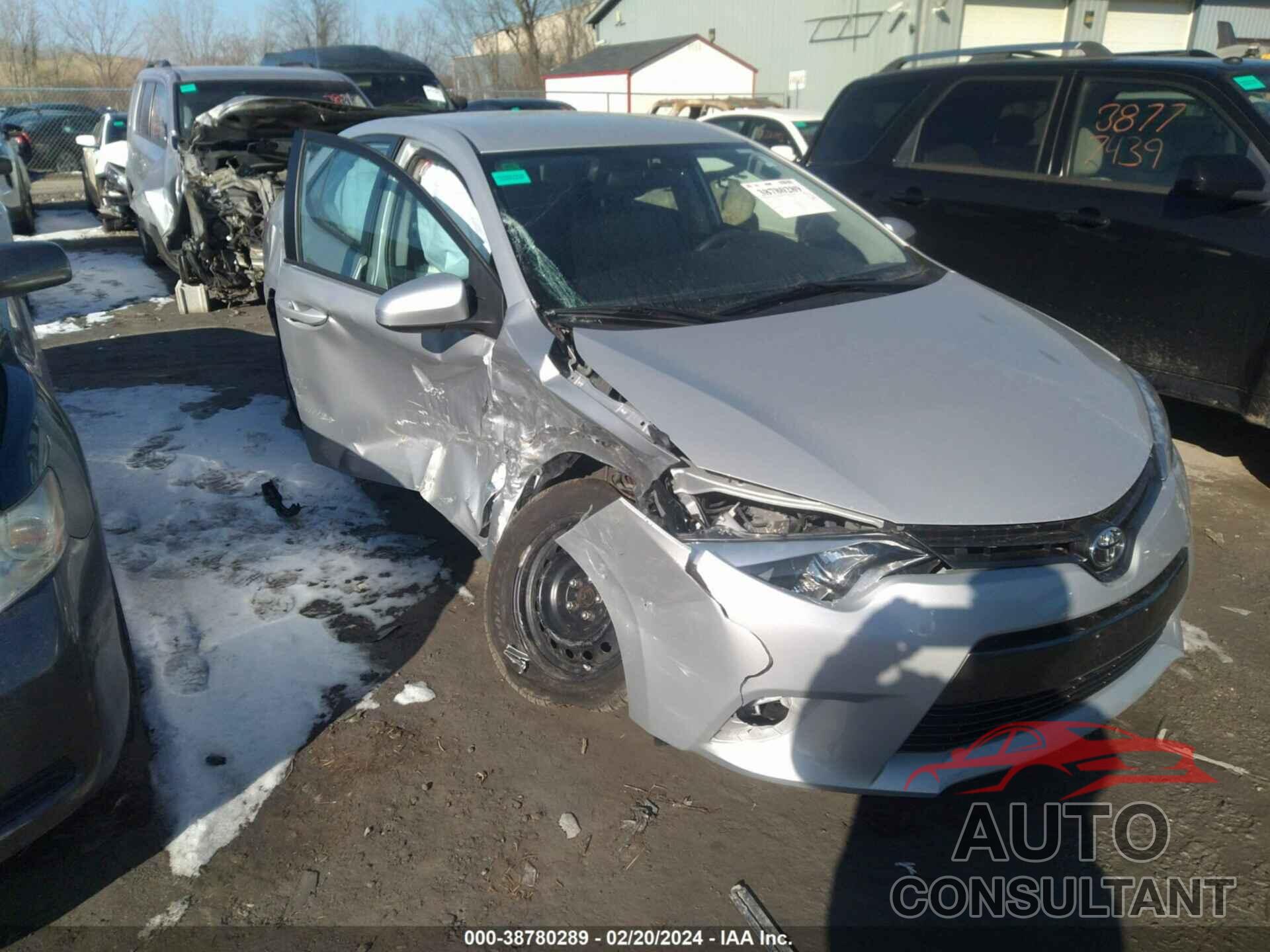 TOYOTA COROLLA 2016 - 2T1BURHE7GC588335