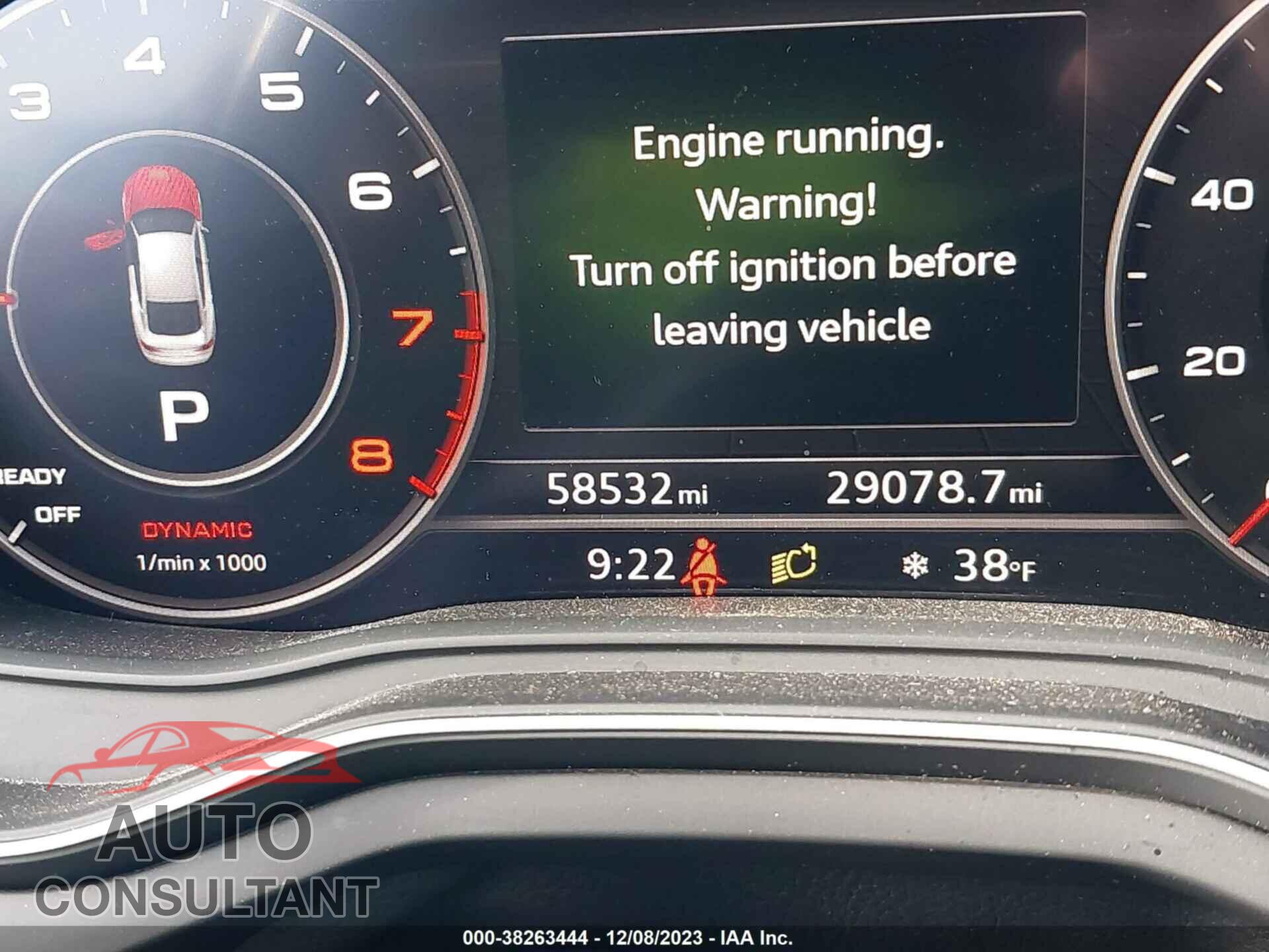 AUDI A5 2018 - WAUENCF57JA007256