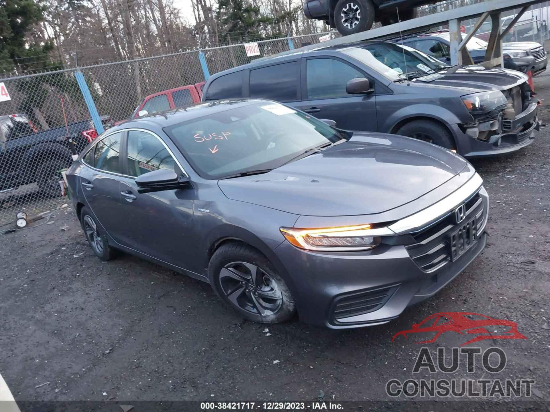 HONDA INSIGHT 2019 - 19XZE4F55KE013940