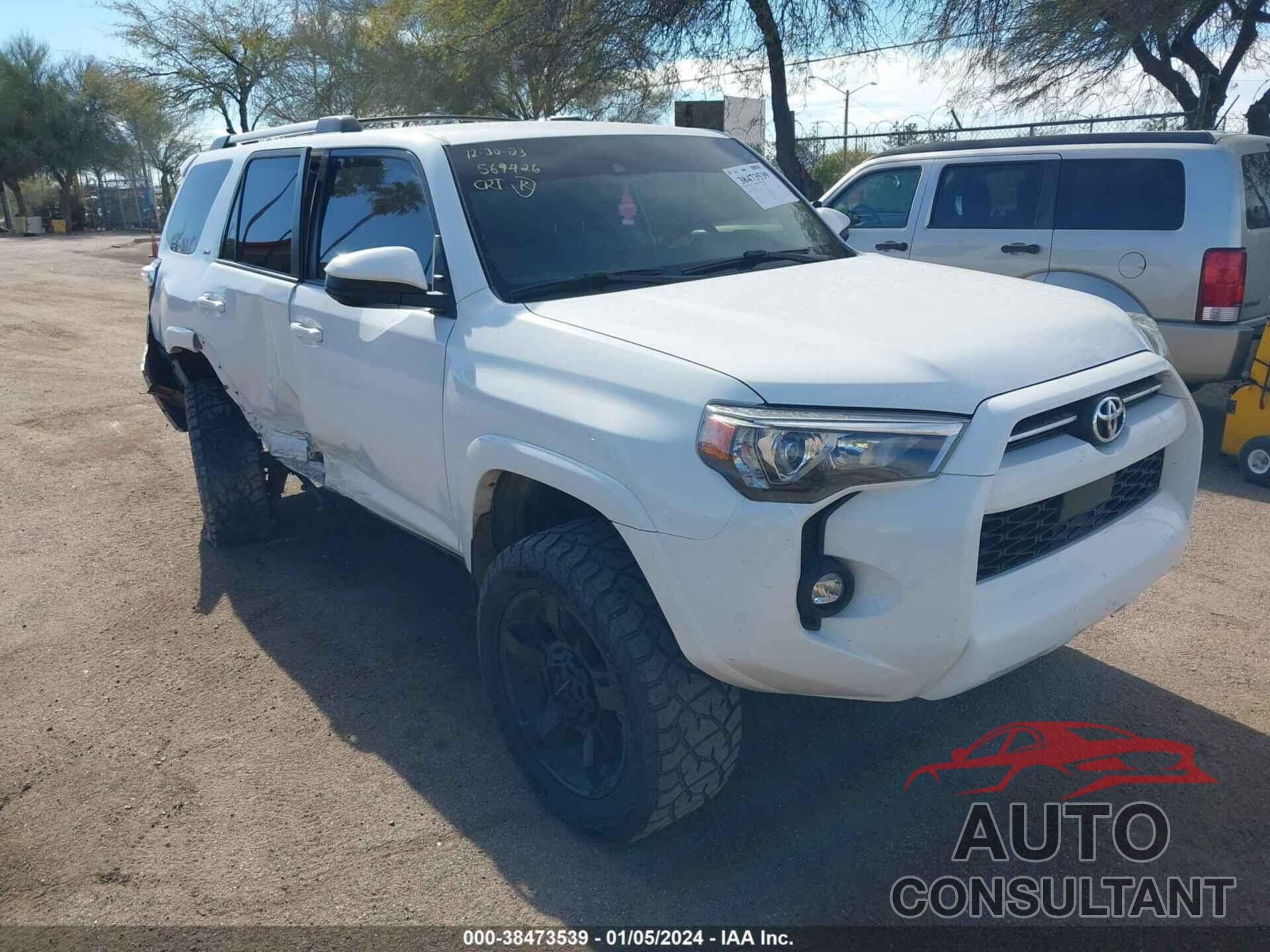 TOYOTA 4RUNNER 2021 - JTEMU5JR0M5890553