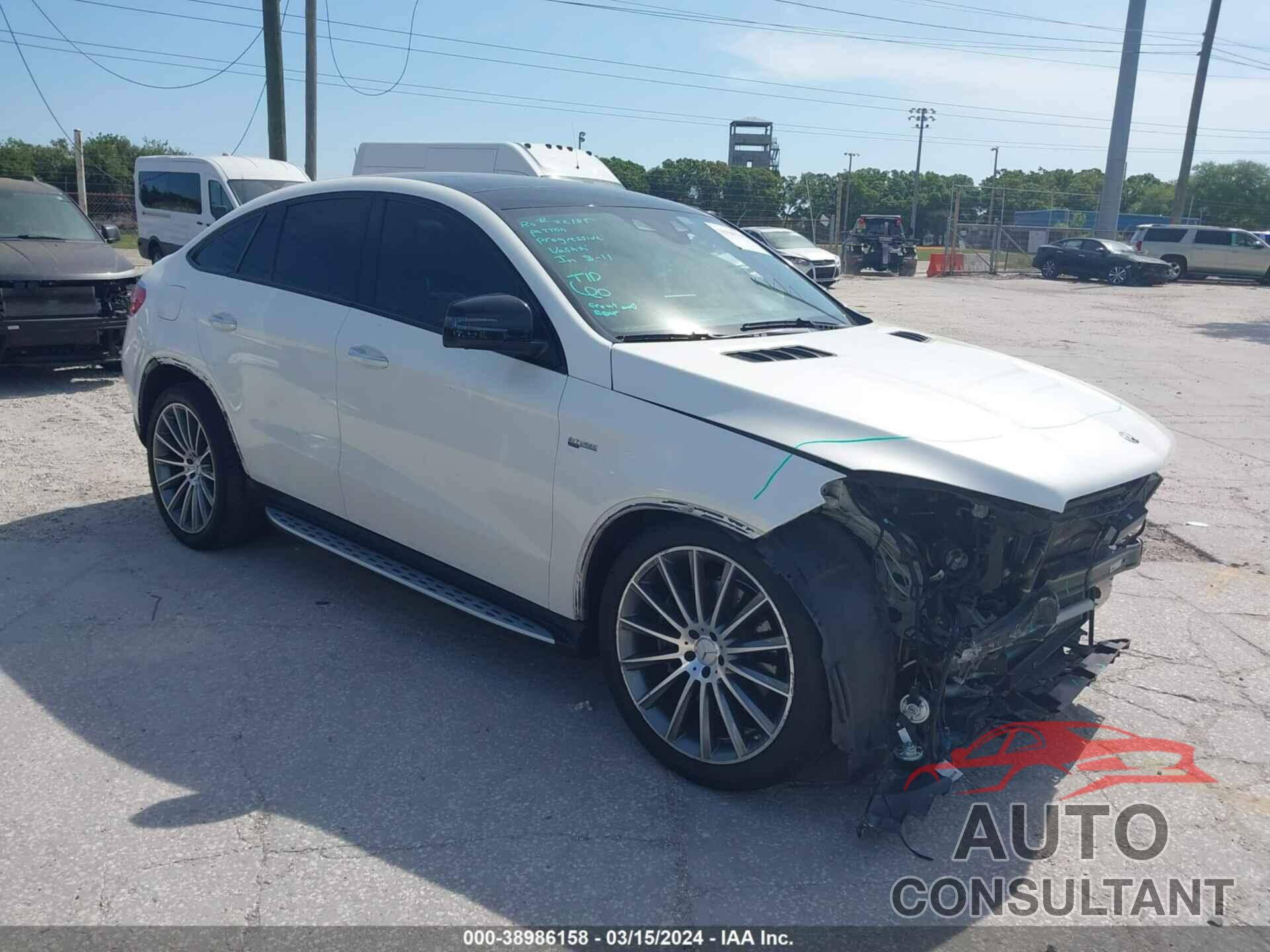 MERCEDES-BENZ AMG GLE 43 COUPE 2019 - 4JGED6EB8KA154794