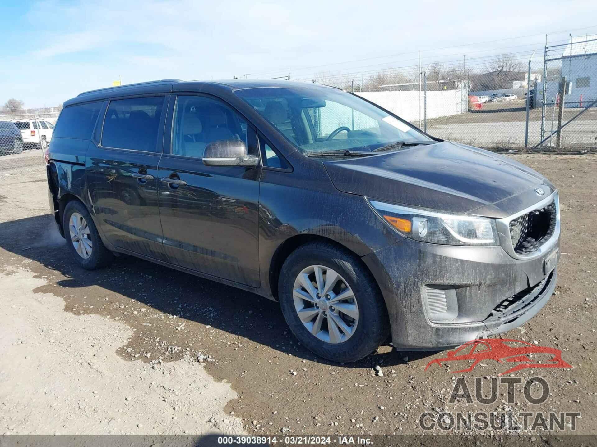 KIA SEDONA 2016 - KNDMB5C14G6201677