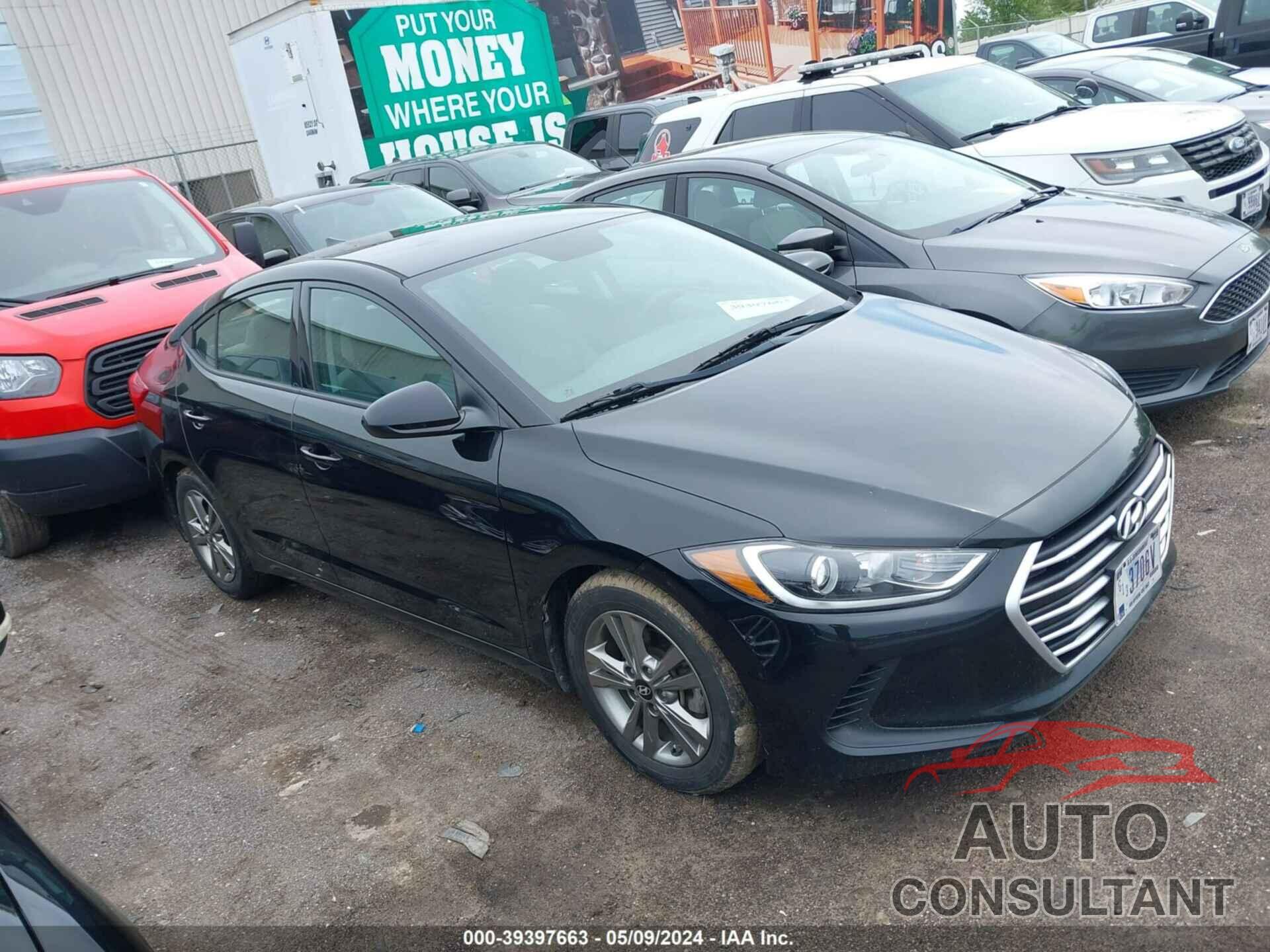 HYUNDAI ELANTRA 2018 - 5NPD84LF6JH375462