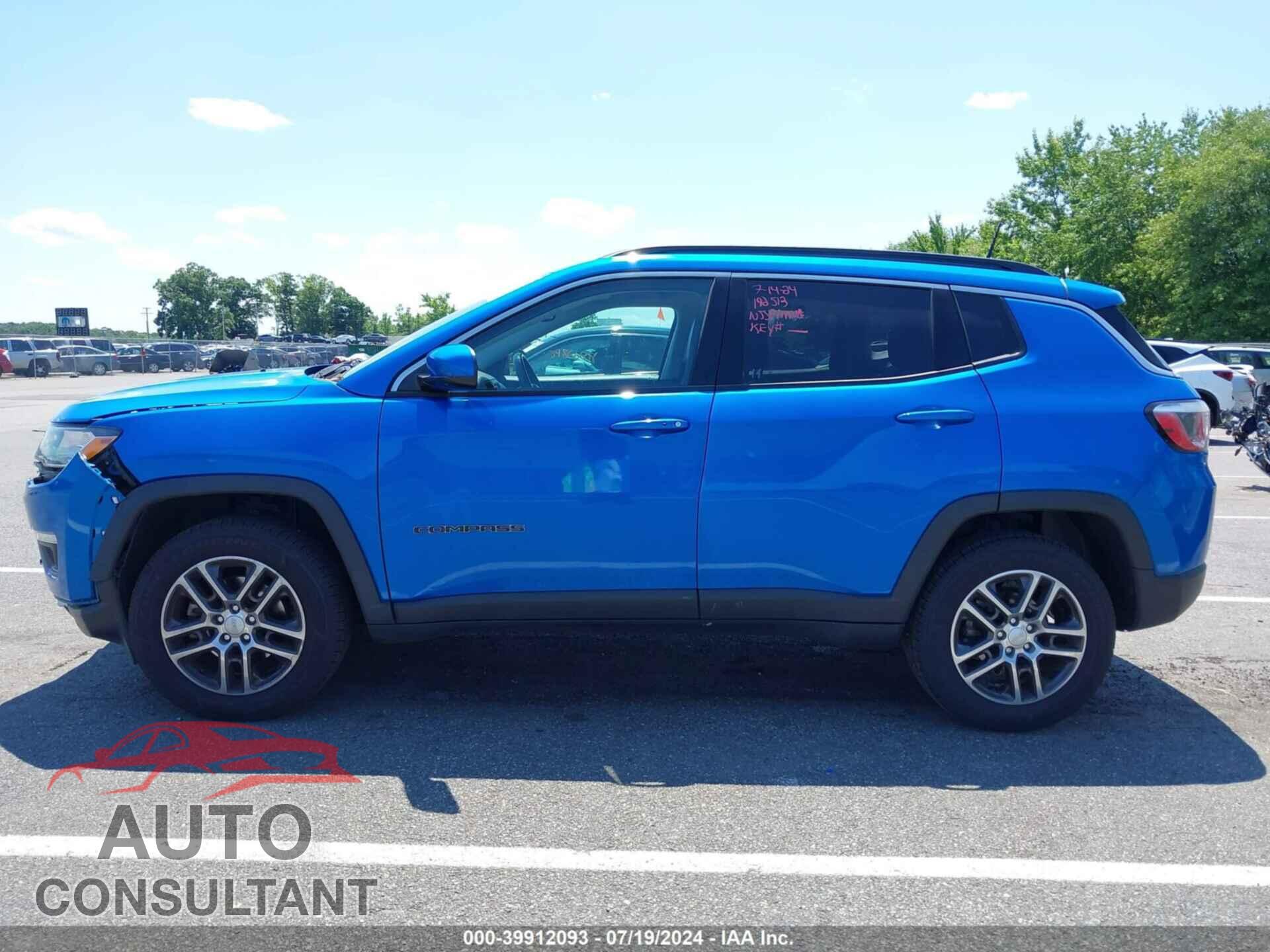 JEEP COMPASS 2018 - 3C4NJDBB6JT418933