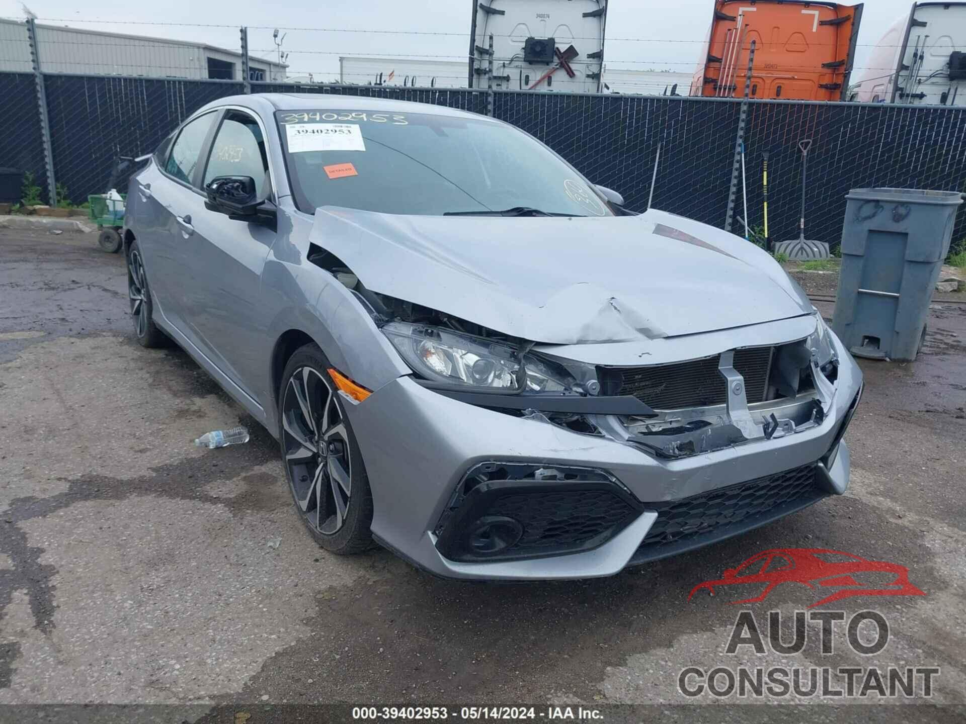 HONDA CIVIC SI 2019 - 2HGFC1E51KH702730