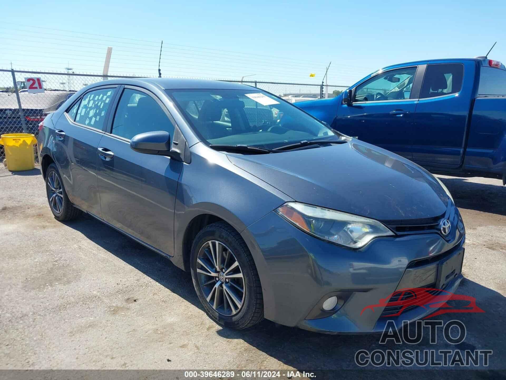 TOYOTA COROLLA 2016 - 5YFBURHE1GP425342