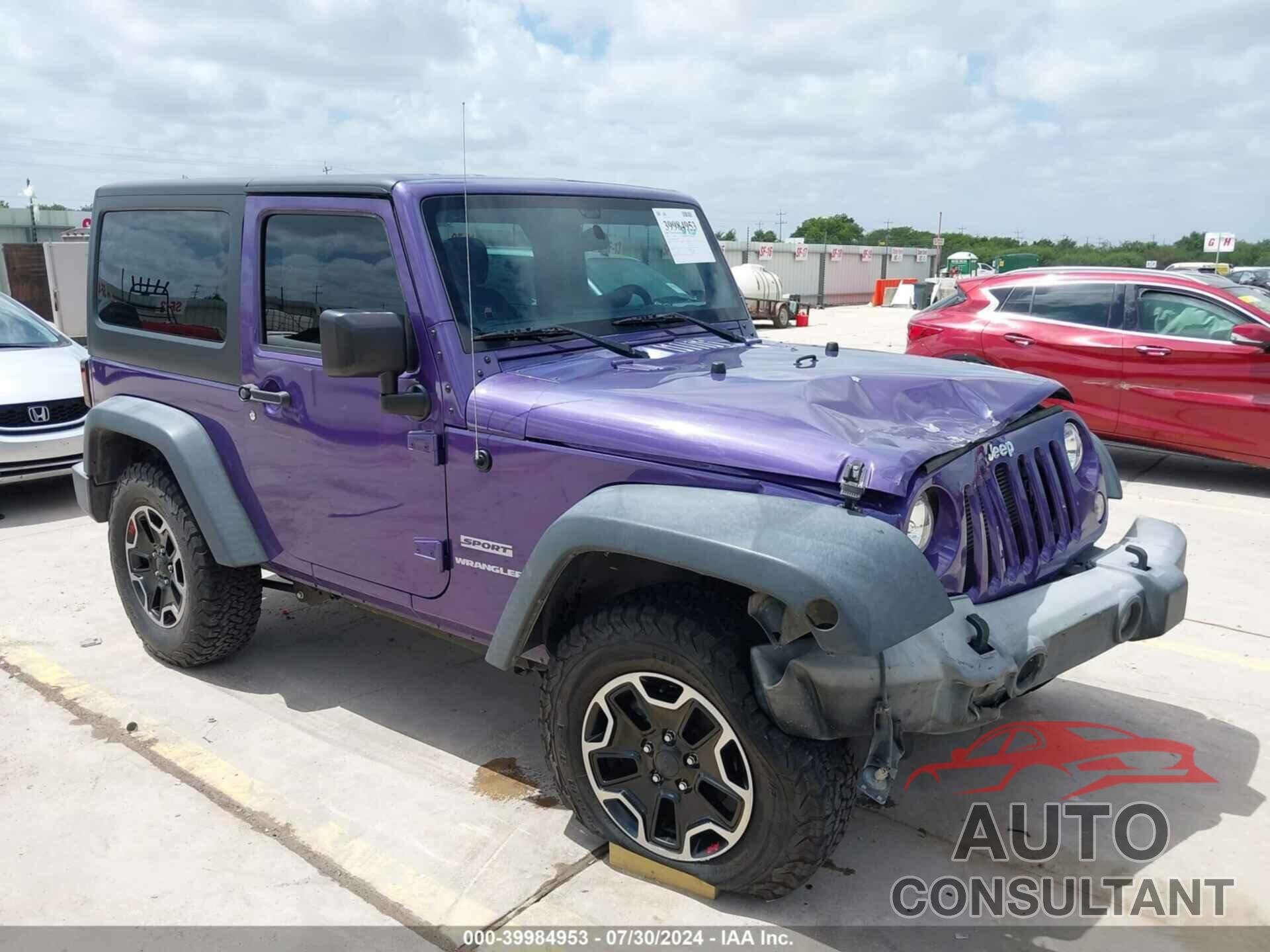 JEEP WRANGLER 2017 - 1C4AJWAG4HL594053