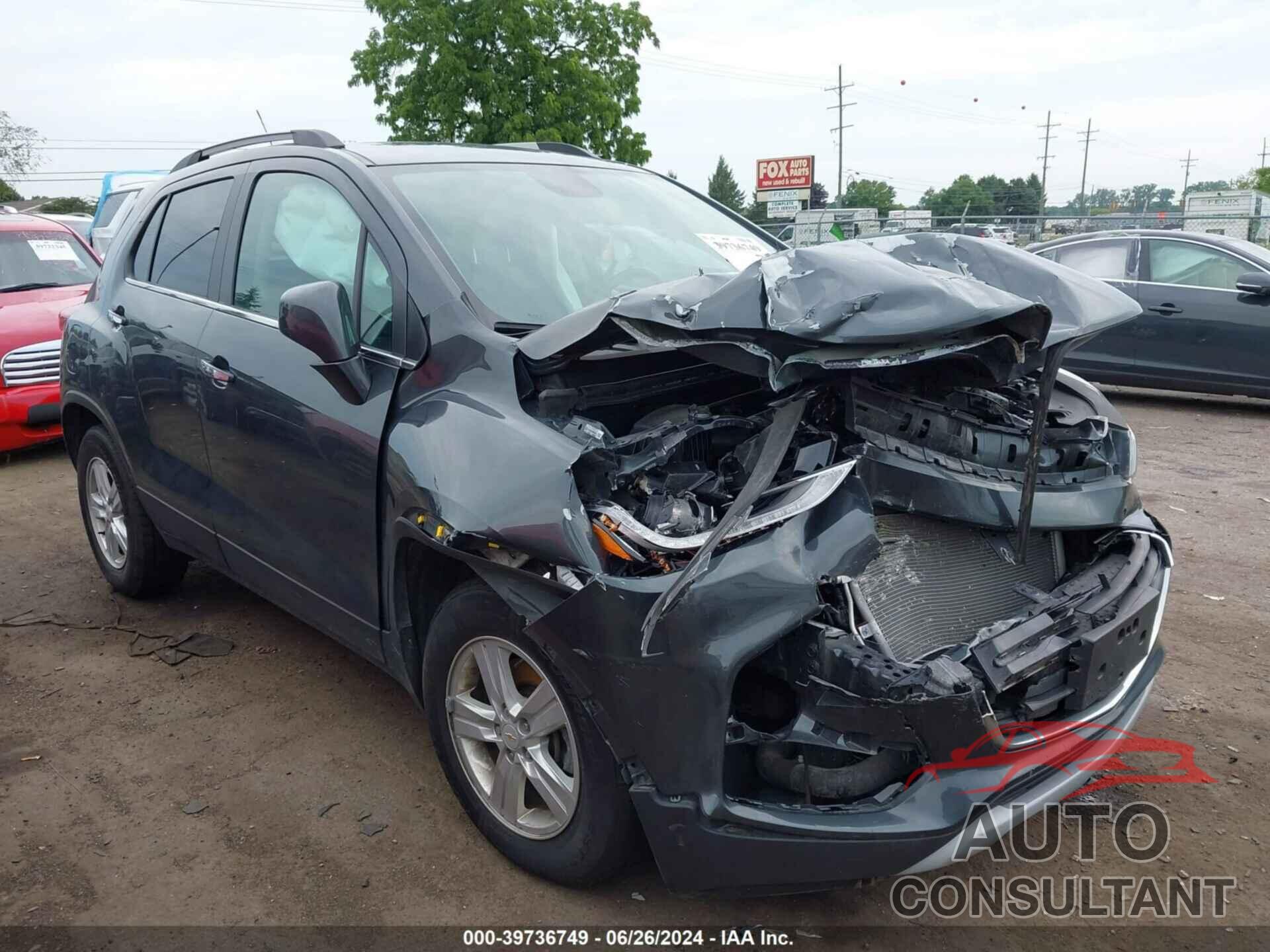 CHEVROLET TRAX 2018 - KL7CJLSB7JB646911