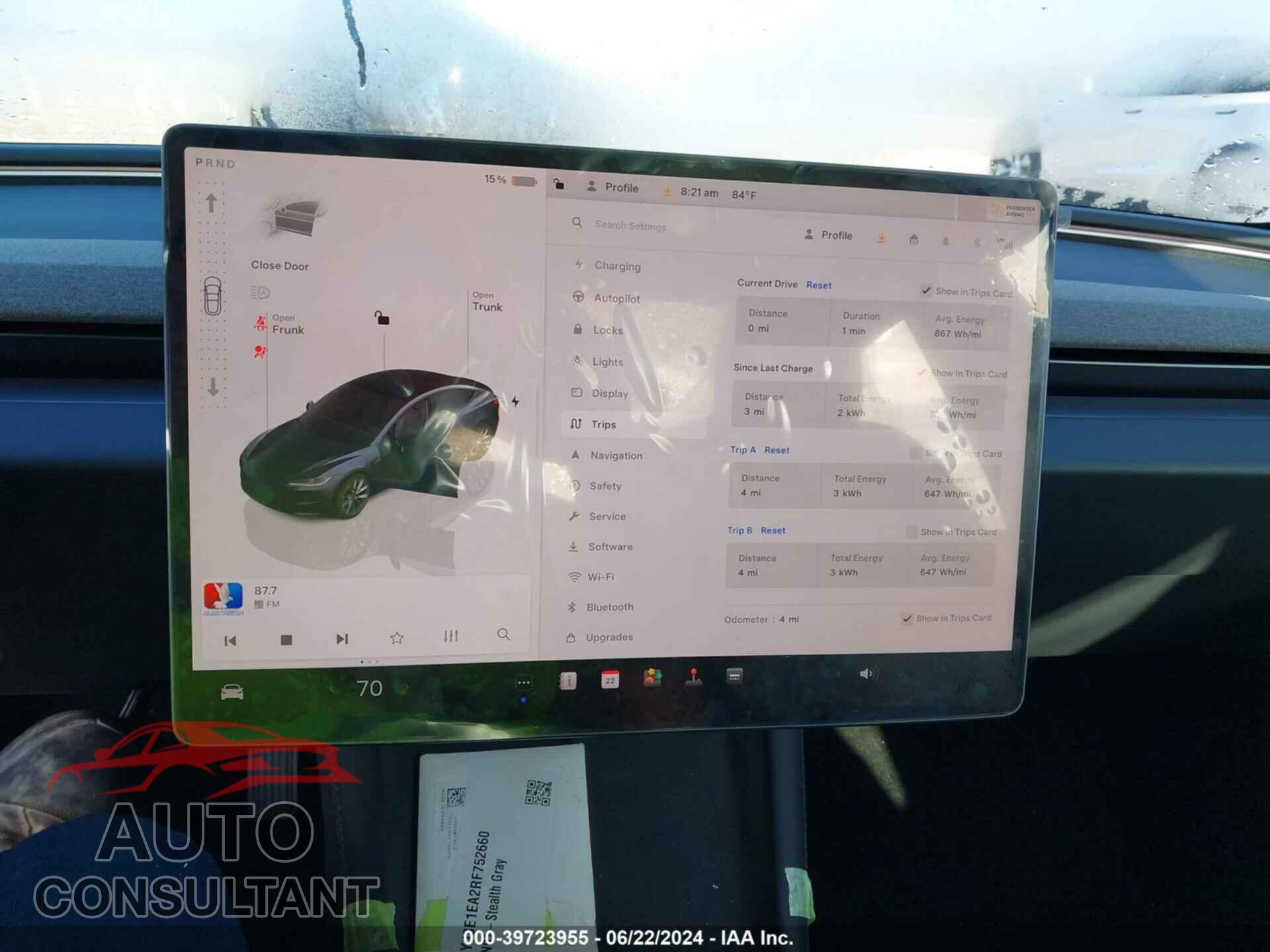 TESLA MODEL 3 2024 - 5YJ3E1EA2RF752660