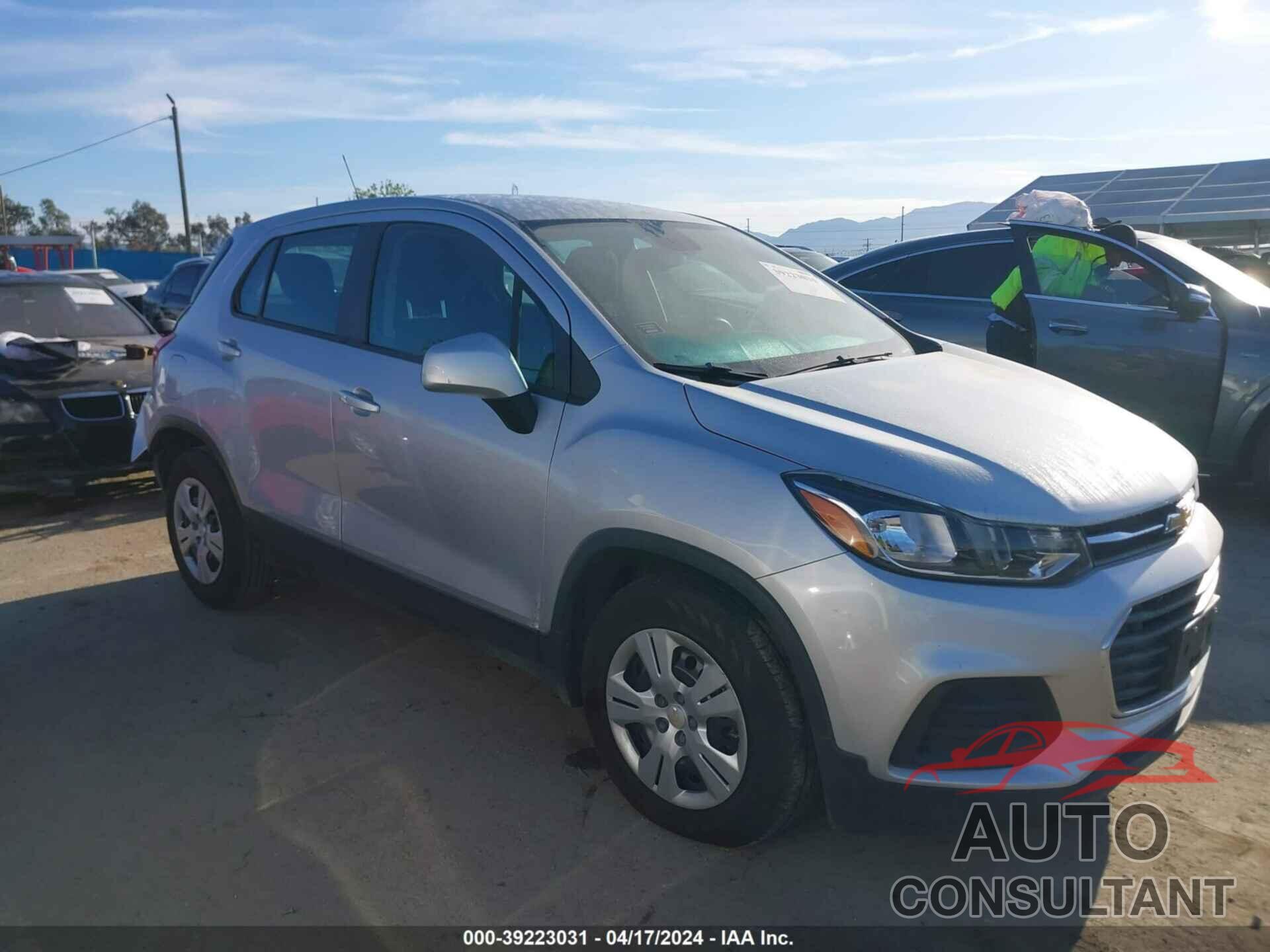 CHEVROLET TRAX 2017 - 3GNCJKSB2HL158947