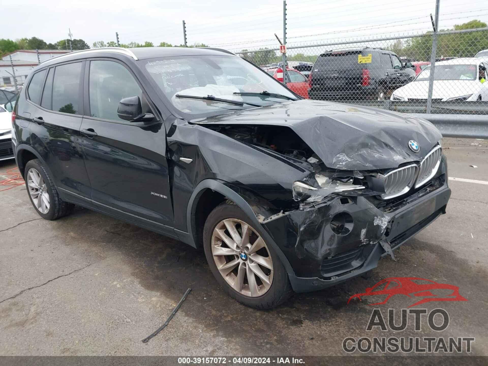 BMW X3 2016 - 5UXWX9C58G0D78449