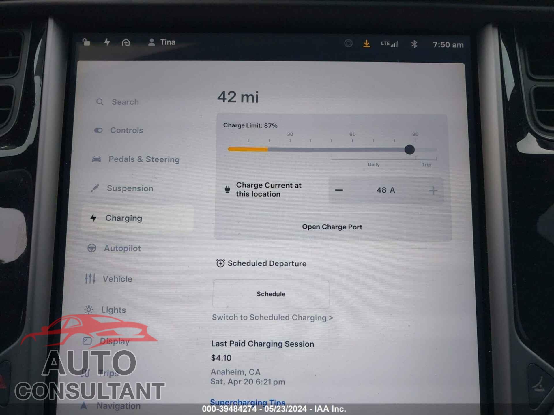 TESLA MODEL S 2018 - 5YJSA1E25JF281110