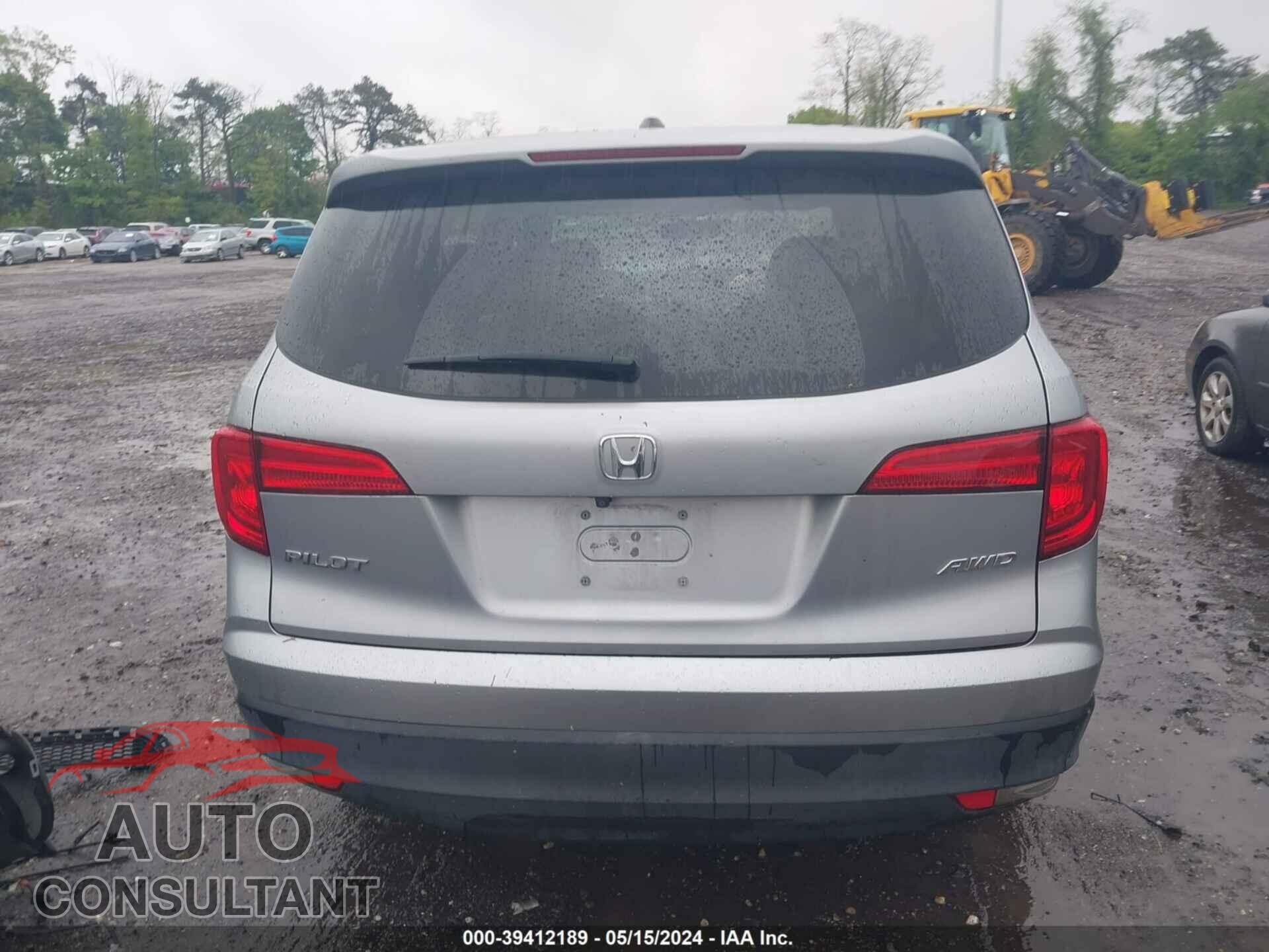 HONDA PILOT 2017 - 5FNYF6H73HB033805