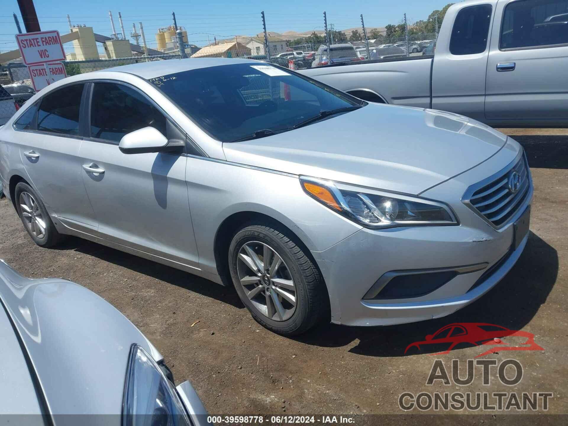HYUNDAI SONATA 2016 - 5NPE24AF3GH350326