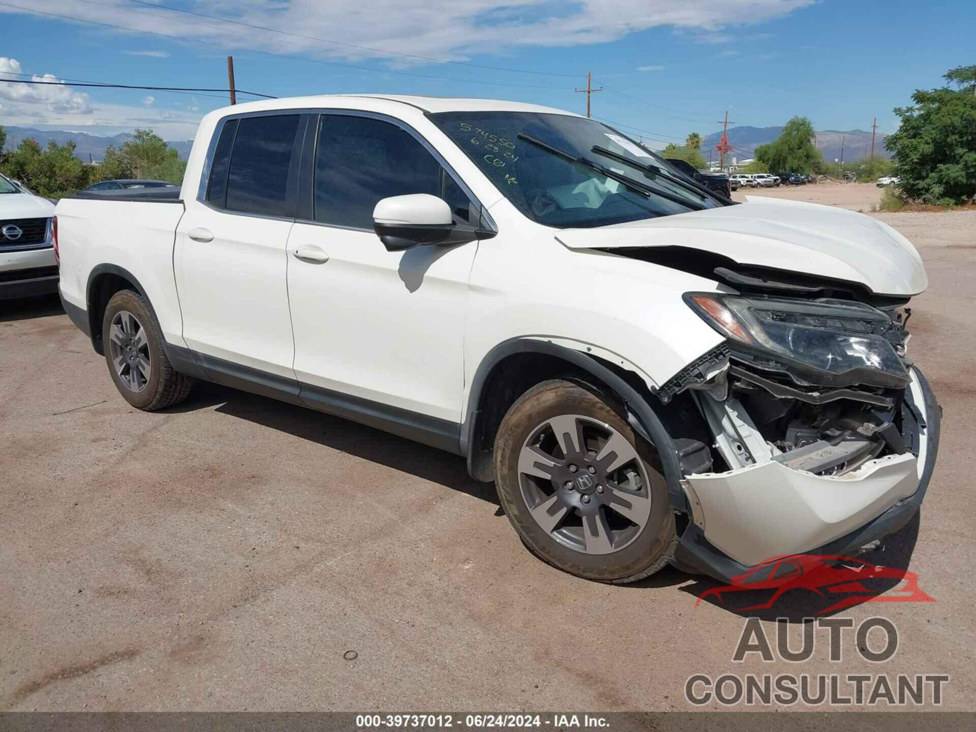 HONDA RIDGELINE 2019 - 5FPYK2F60KB001844