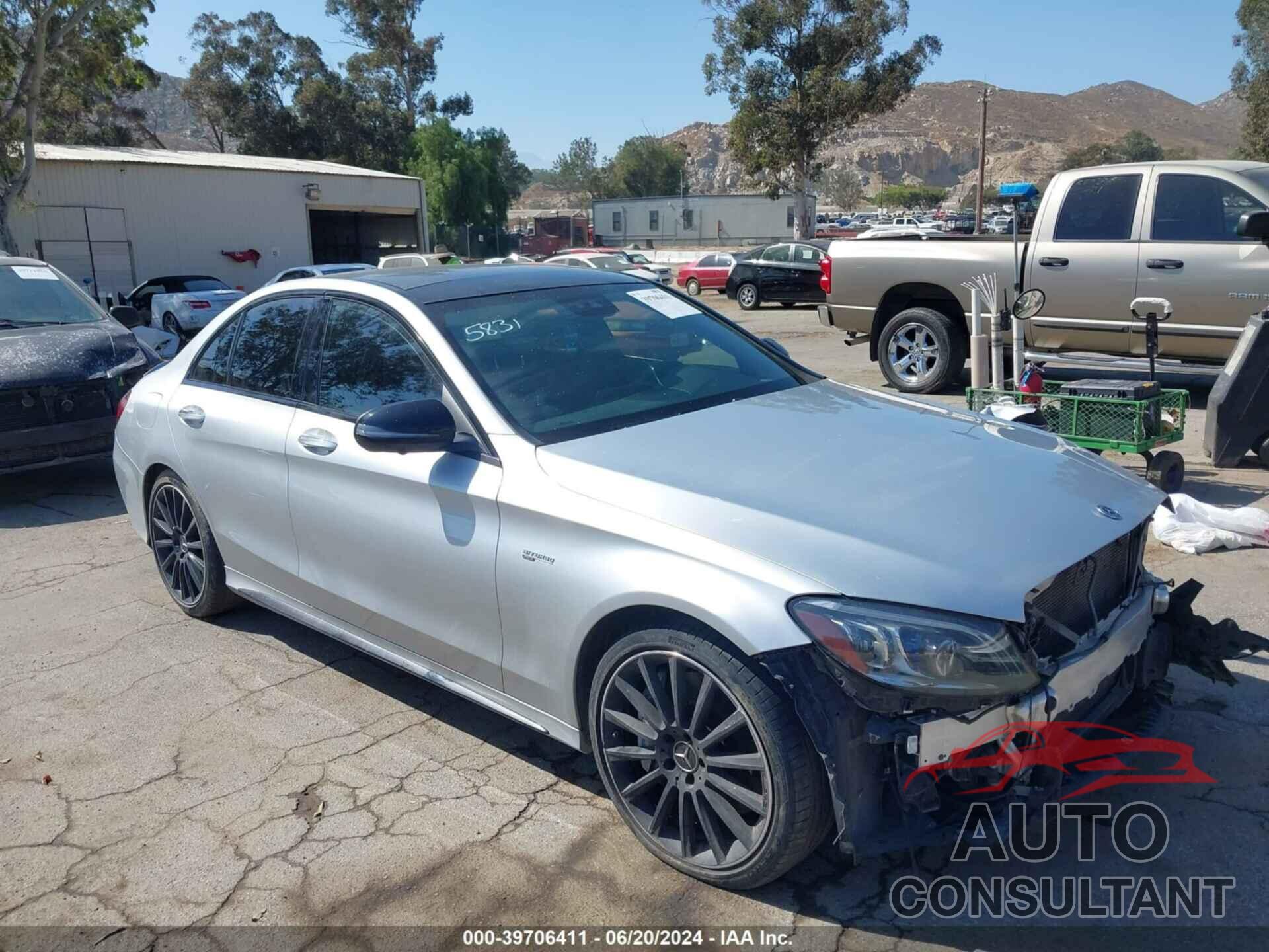 MERCEDES-BENZ AMG C 43 2021 - W1KWF6EB5MR615673