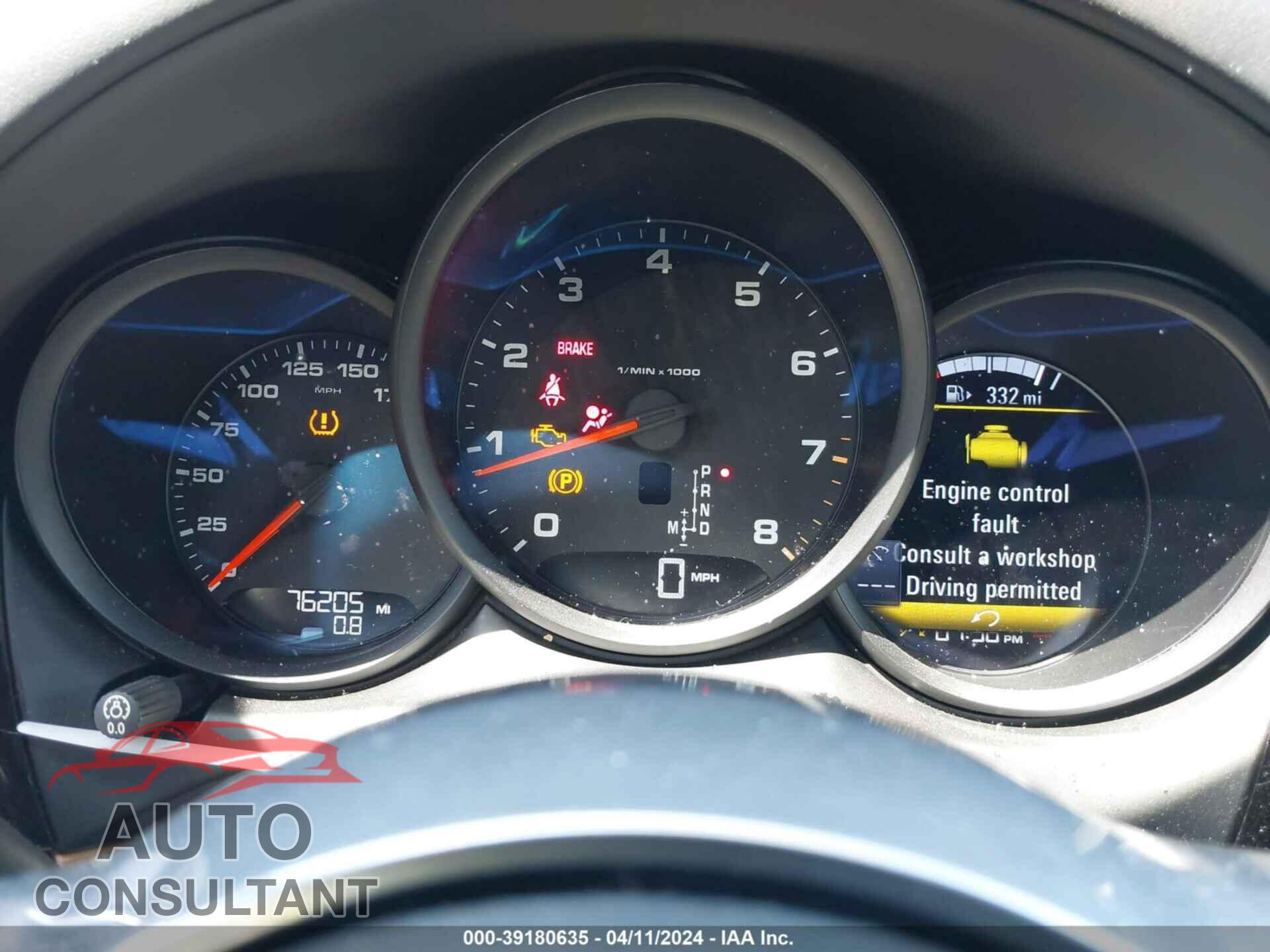PORSCHE MACAN 2017 - WP1AA2A57HLB04842