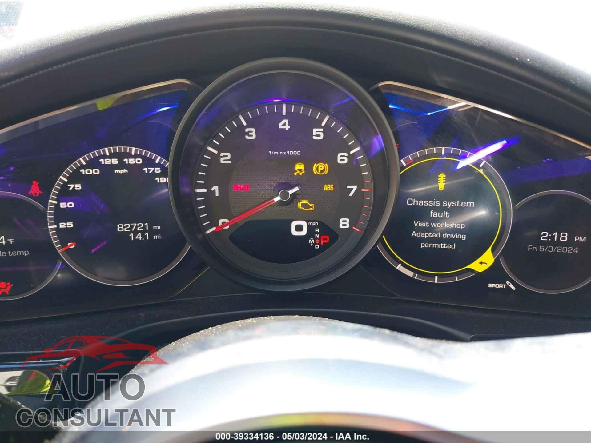 PORSCHE PANAMERA 2017 - WP0AA2A75HL104325