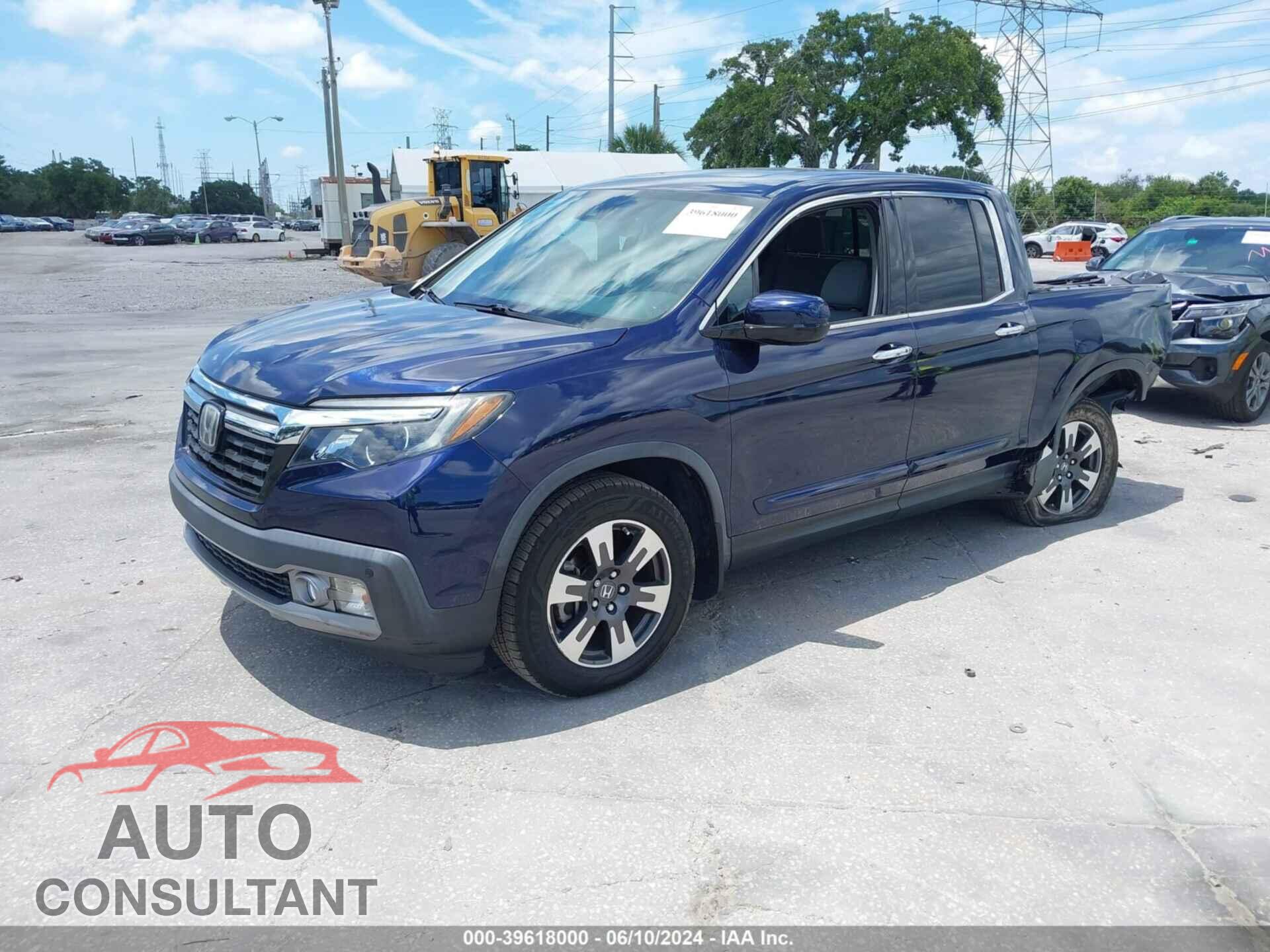 HONDA RIDGELINE 2019 - 5FPYK3F72KB033127