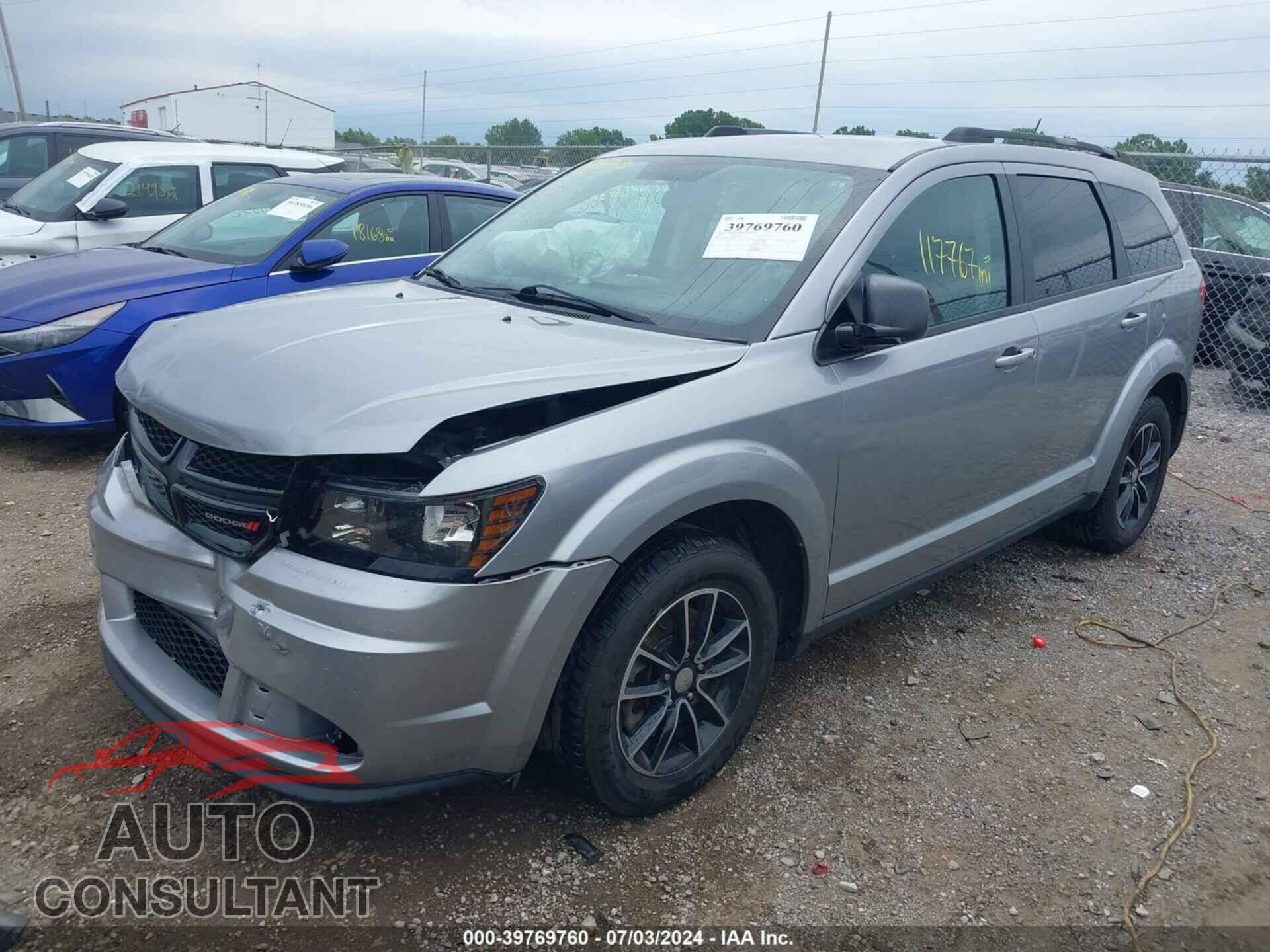 DODGE JOURNEY 2017 - 3C4PDCAB4HT637685