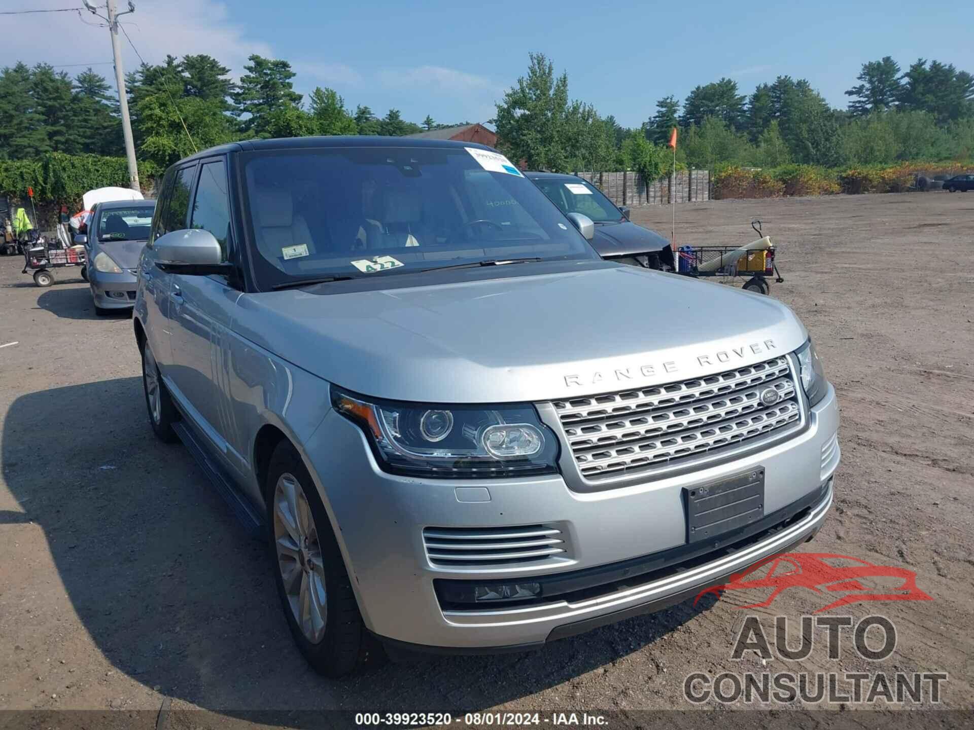 LAND ROVER RANGE ROVER 2017 - SALGS2FV7HA345452