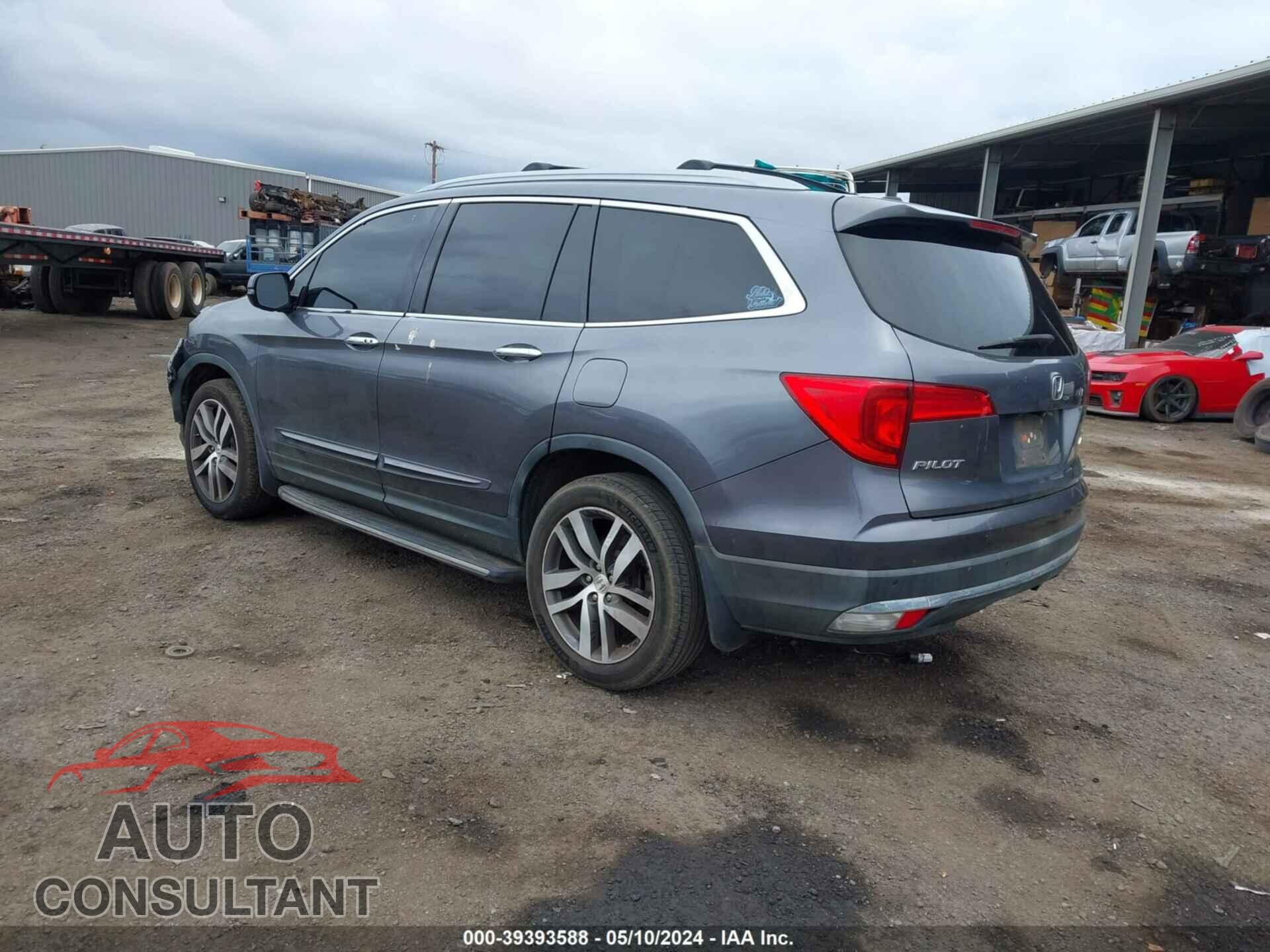 HONDA PILOT 2016 - 5FNYF6H96GB016464