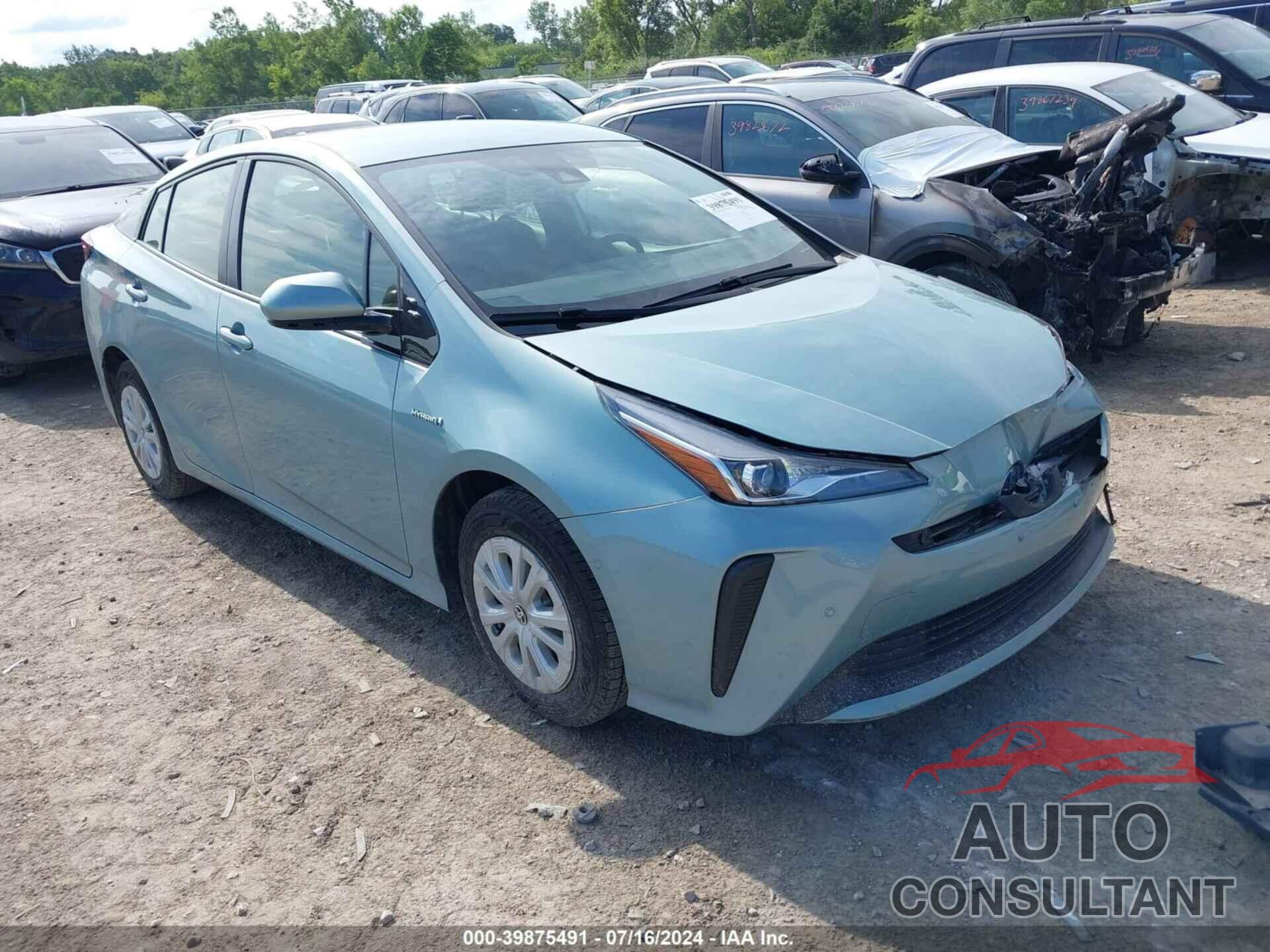 TOYOTA PRIUS 2019 - JTDKARFU6K3084413