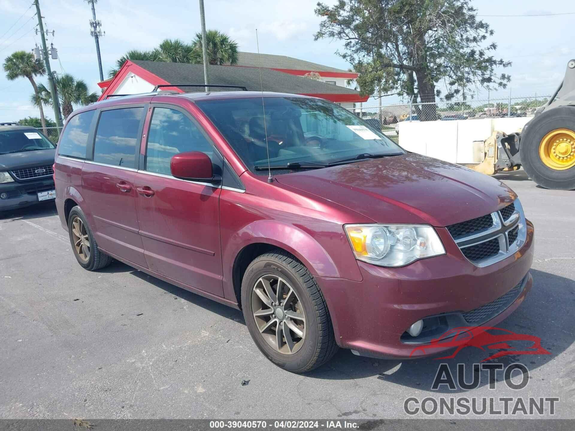 DODGE GRAND CARAVAN 2017 - 2C4RDGCG7HR581253