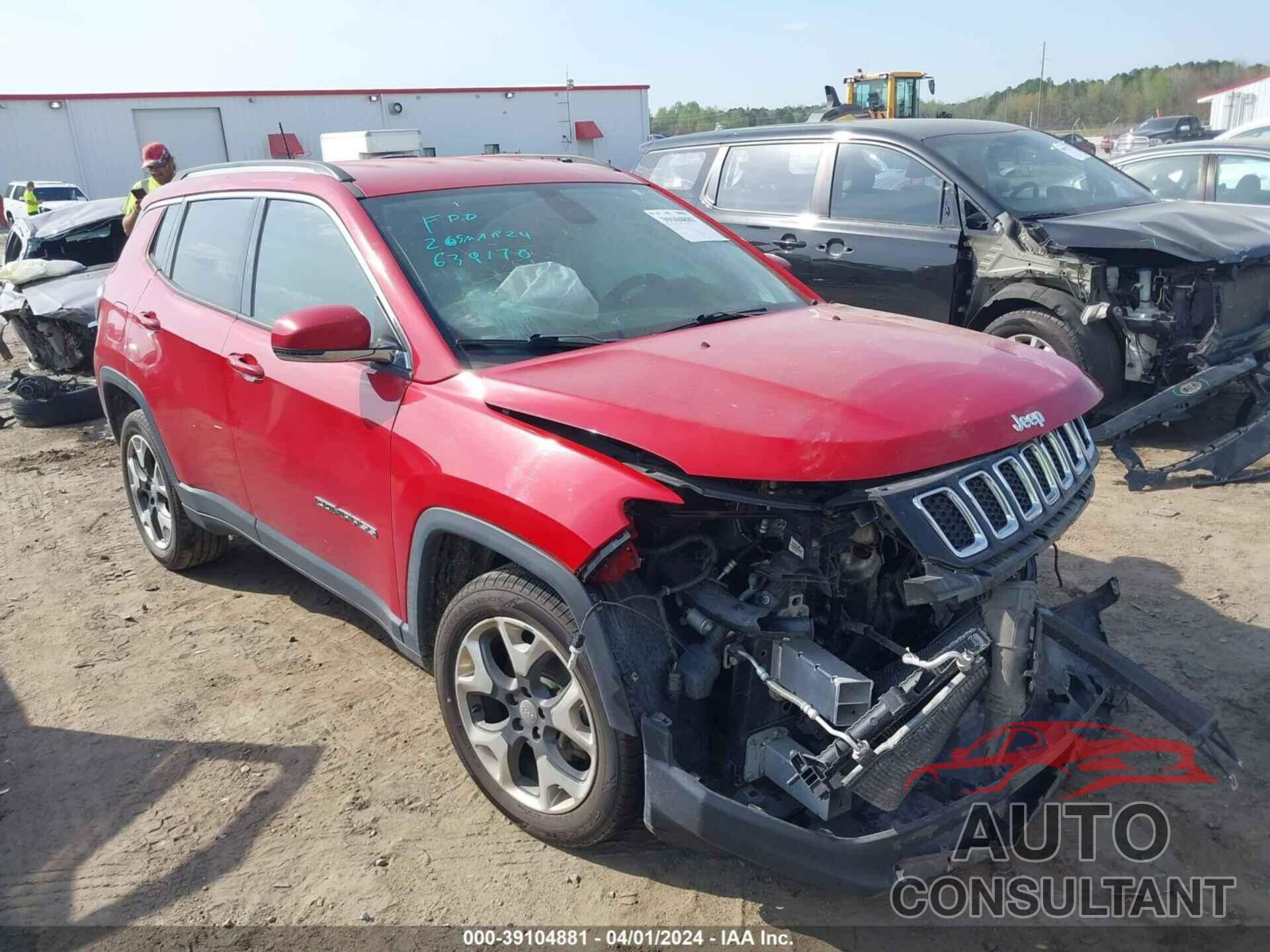 JEEP COMPASS 2019 - 3C4NJDCB0KT639170