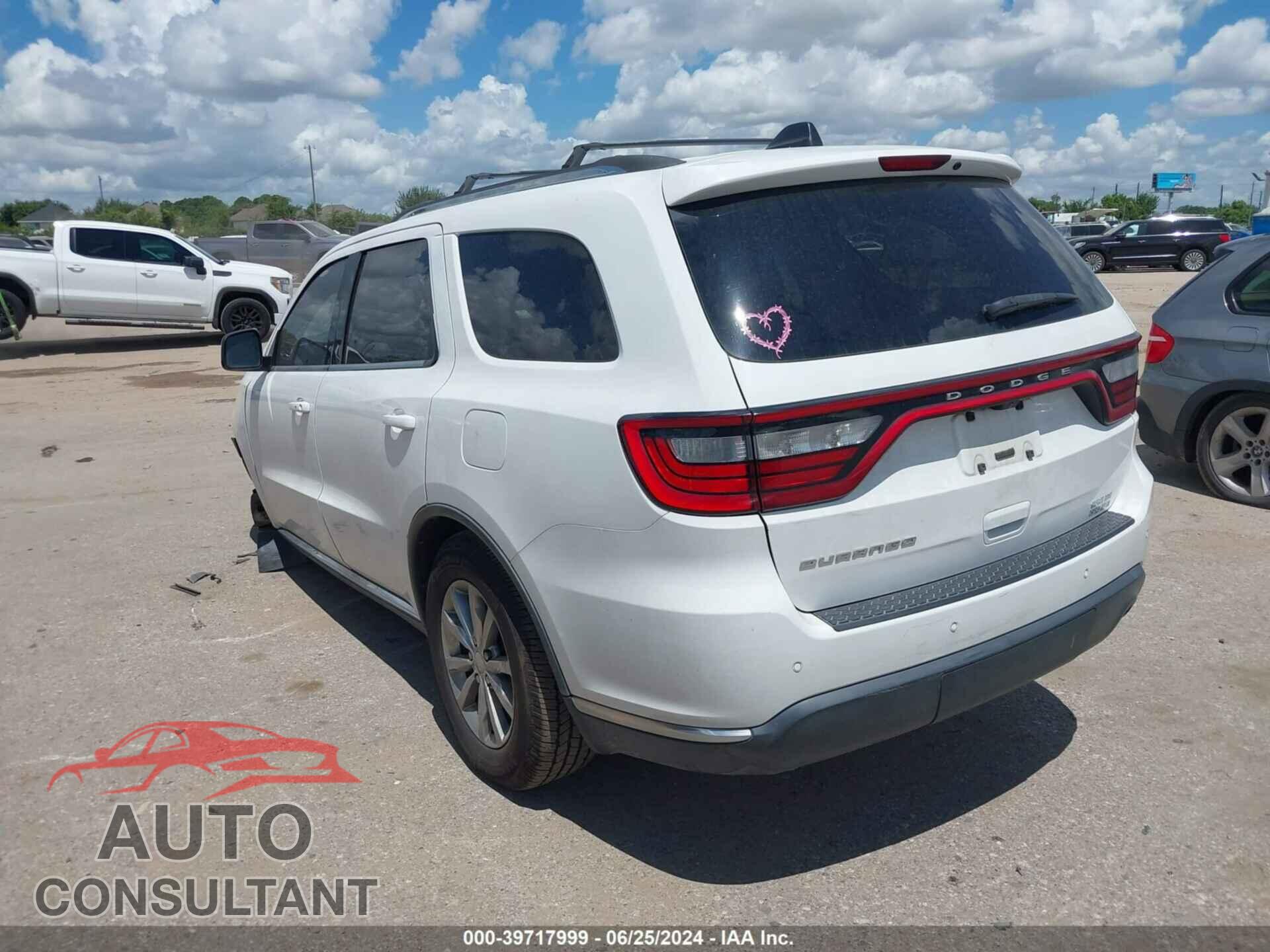 DODGE DURANGO 2017 - 1C4RDHAG2HC709223