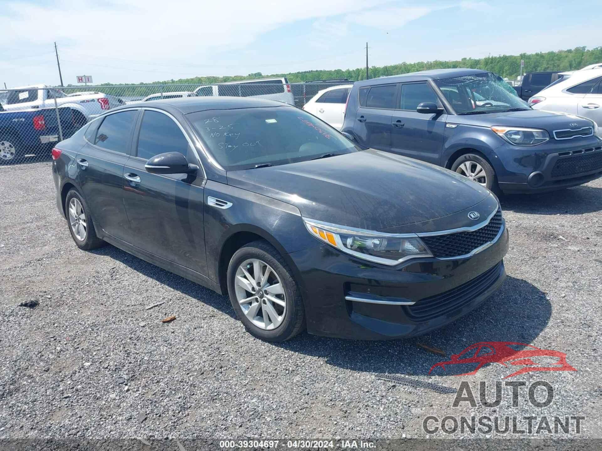 KIA OPTIMA 2016 - 5XXGT4L36GG070730