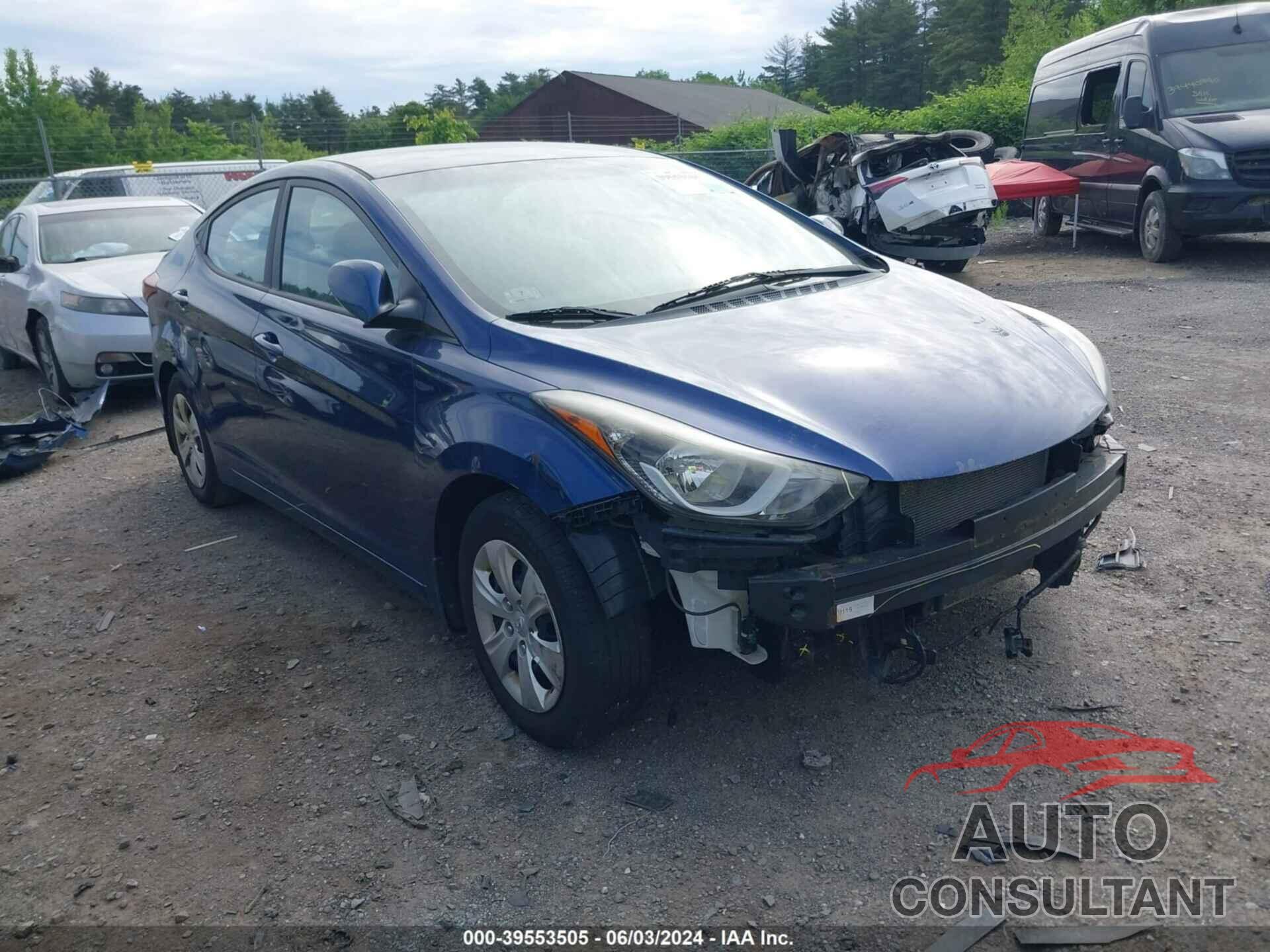 HYUNDAI ELANTRA 2016 - 5NPDH4AE0GH781076